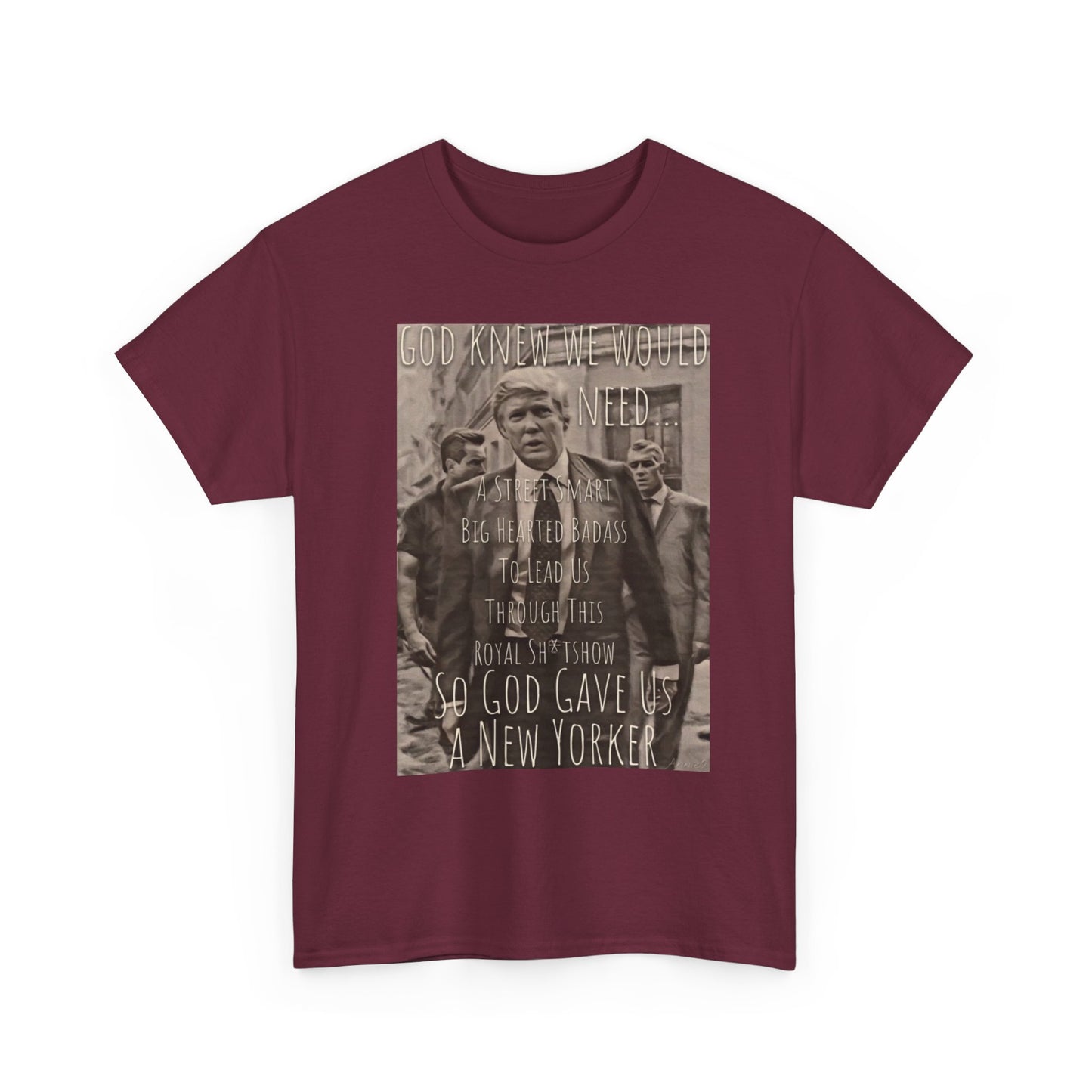 Vintage Trump tee “God gave us a New Yorker” Tee Retro MAGA