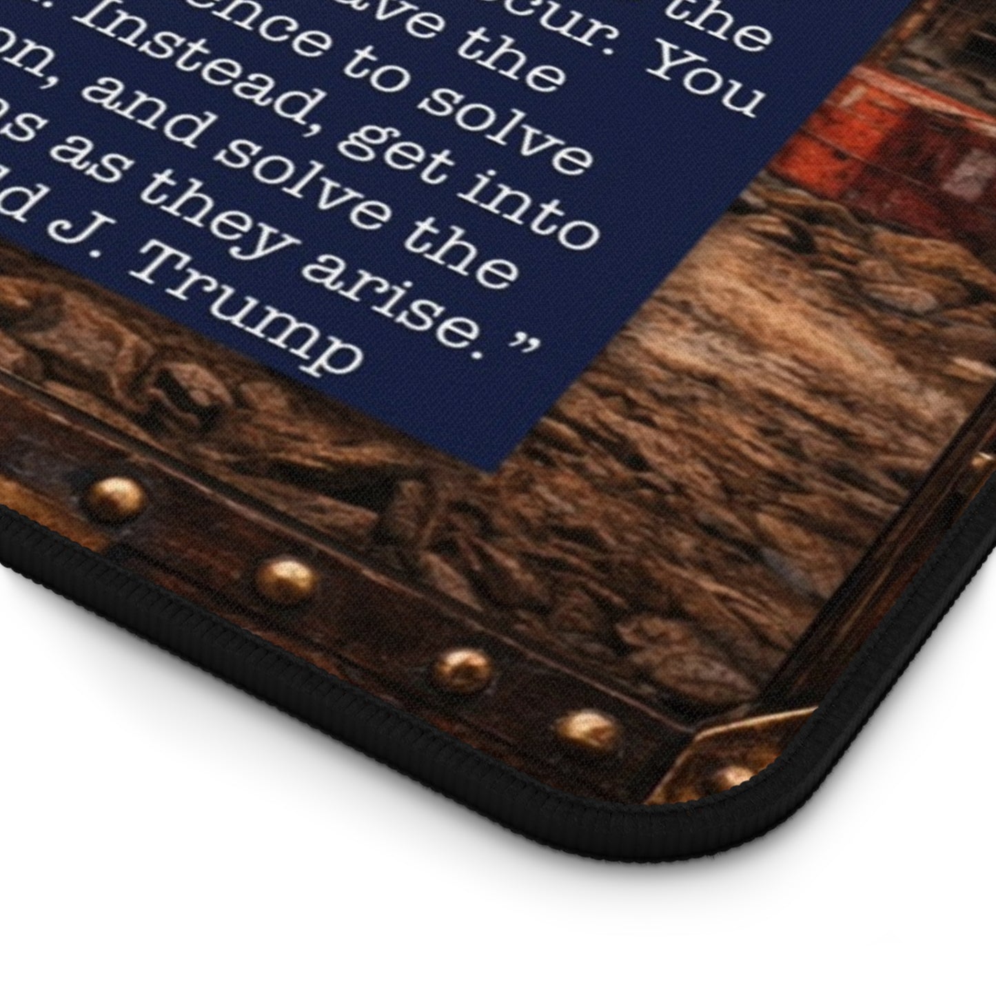 Trump Quote Desk Mat — Motivational Office Mouse Pad