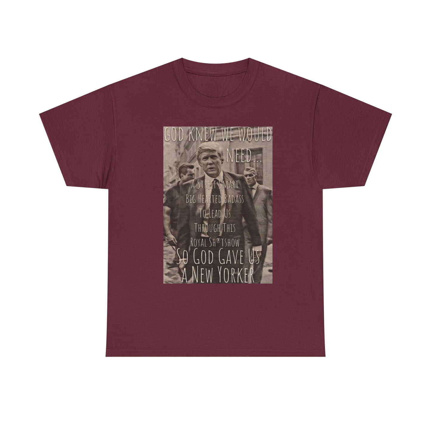 Vintage Trump tee “God gave us a New Yorker” Tee Retro MAGA