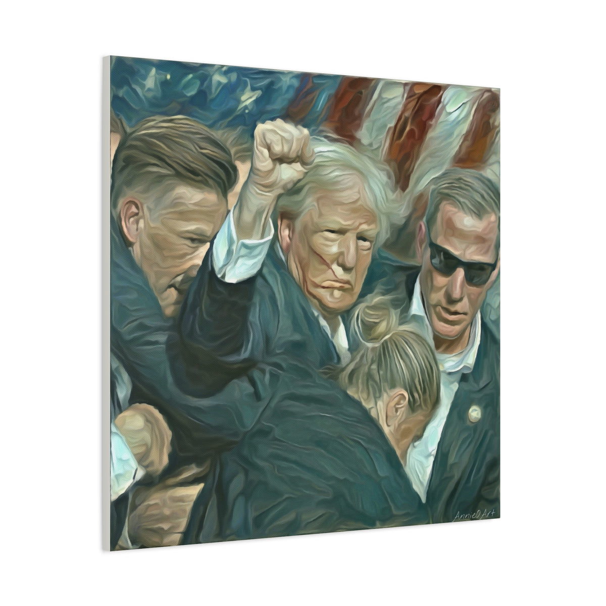 Trump ‘FIGHT!’ Fist-Raise Matte Canvas