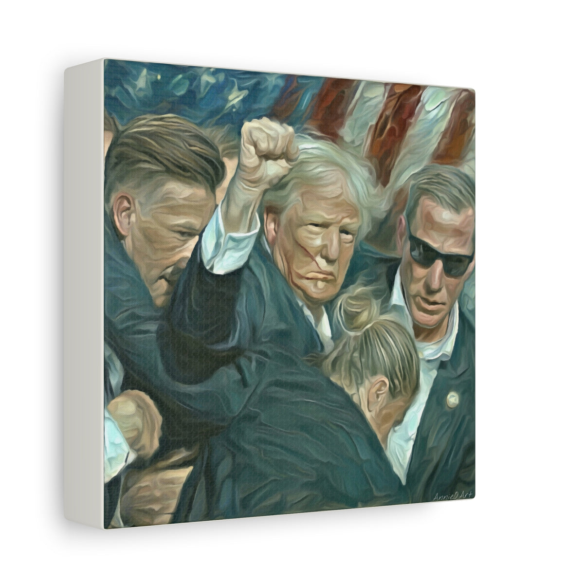 Trump ‘FIGHT!’ Fist-Raise Matte Canvas