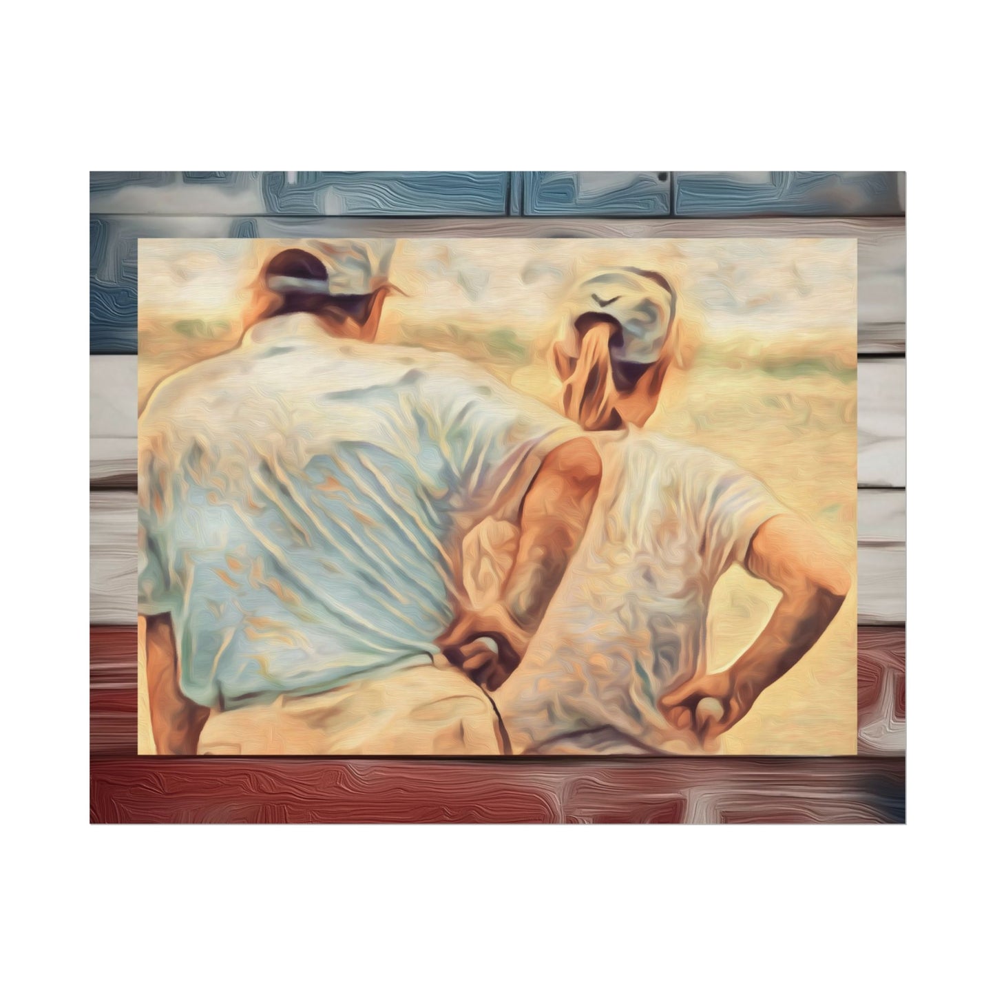 Golfing Trump Painting/ Poster — Golf Lovers Matte Art