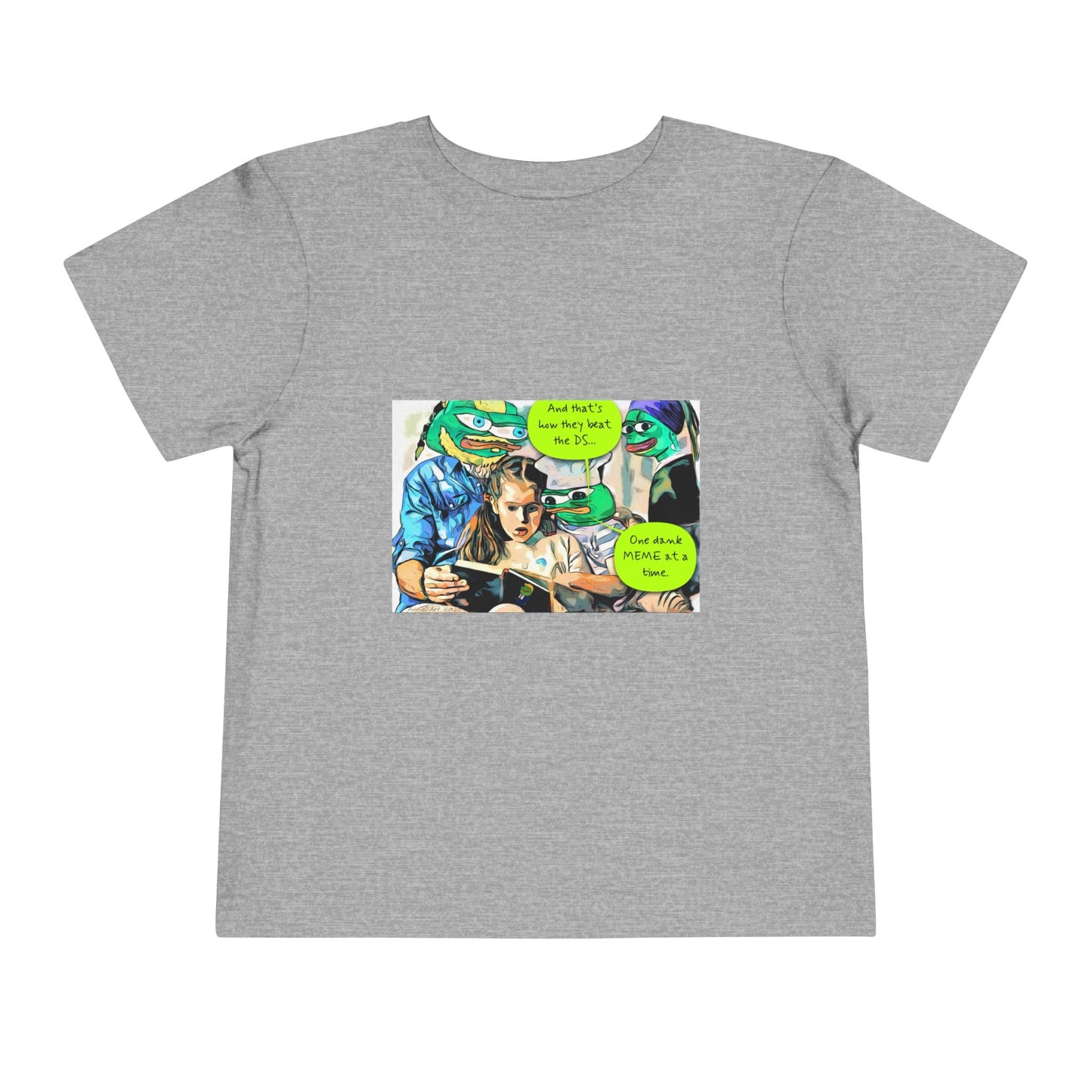 Grandkids of Anons Toddler Tee — Funny Frog Meme Family Gaming Graphic
