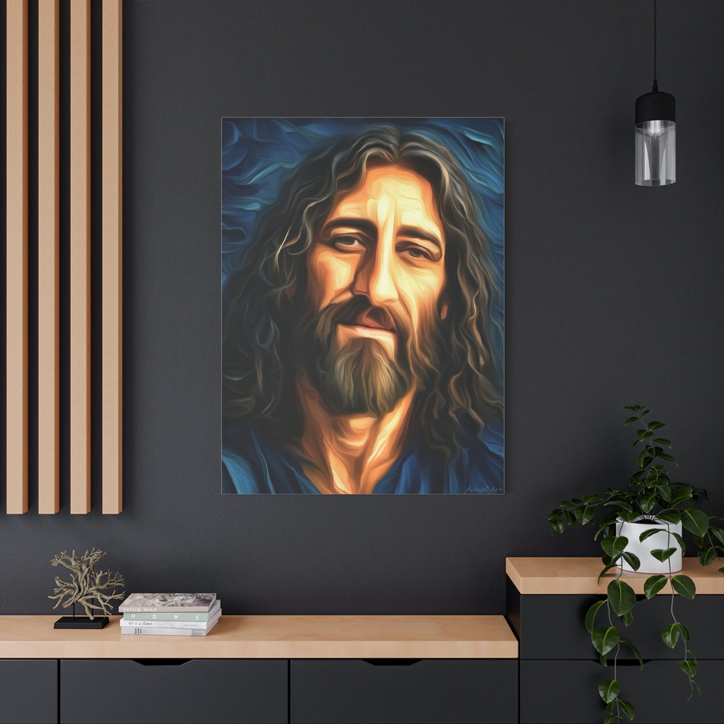 ‘He Is With You’ Jesus Portrait Canvas