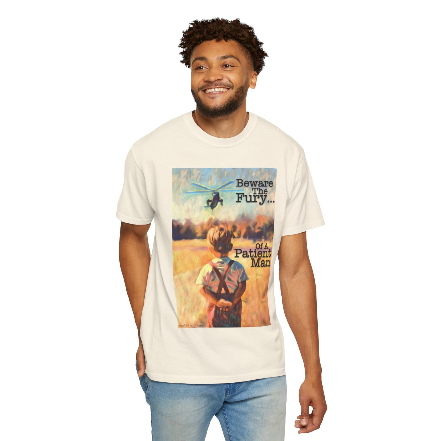 JFK Jr Beware The Fury Of A Patient Man T-Shirt — Vintage Tee