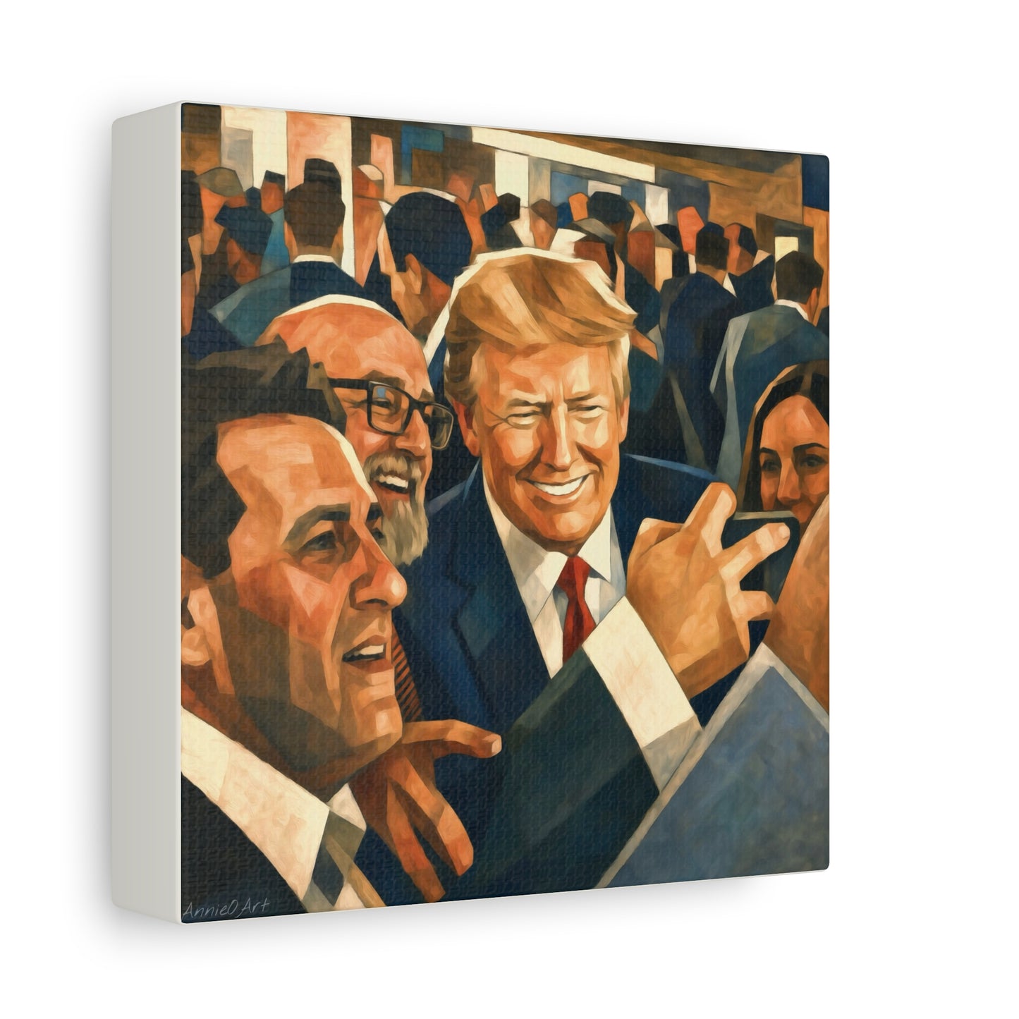 Trump Man of the People Portrait Canvas