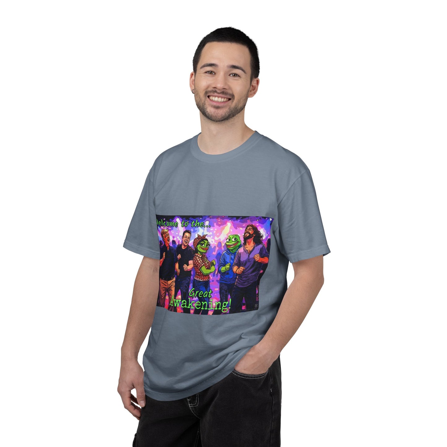 Great Awakening T-Shirt — Psychedelic Pepe & Friends Graphic Tee