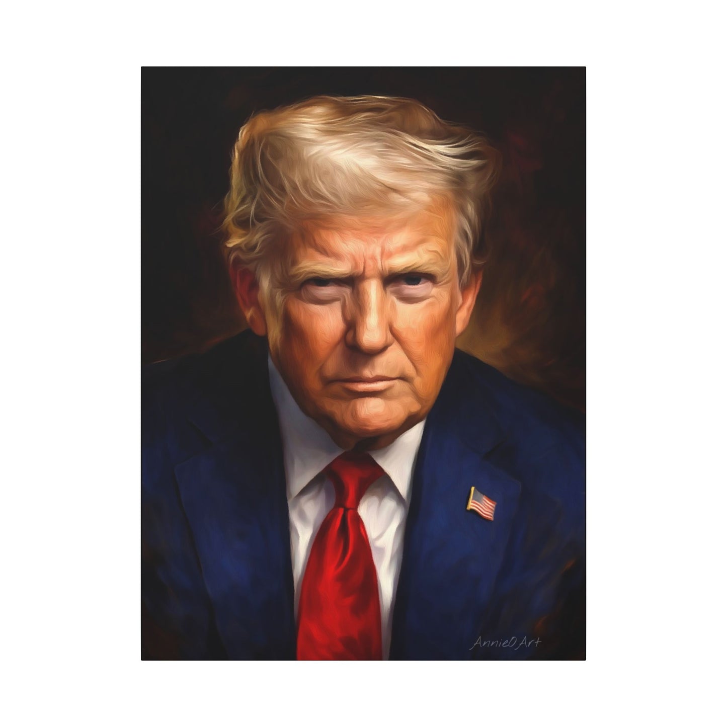 Trump Portrait on Canvas