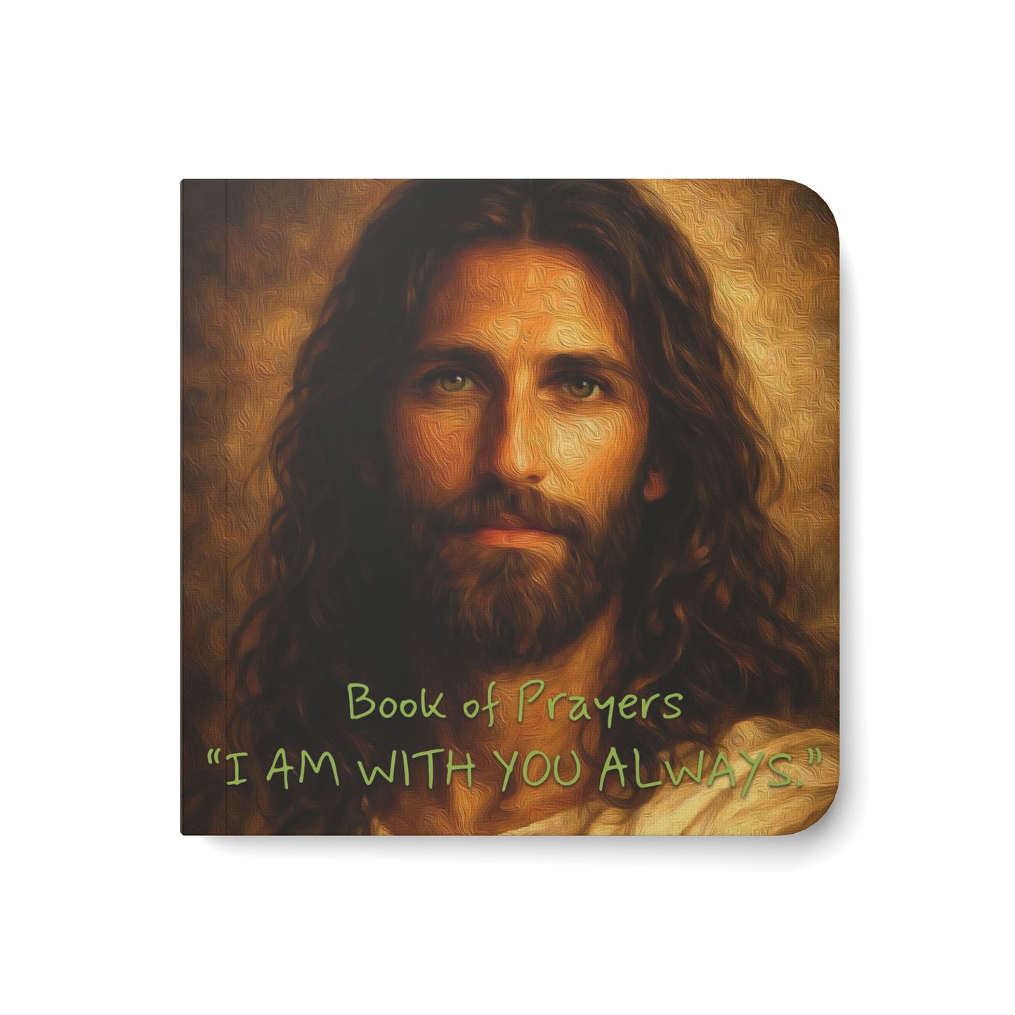 Board Book — "Book of Prayers: I Am With You Always" —Jesus Paintings & Prayer Book for Kids & Adults