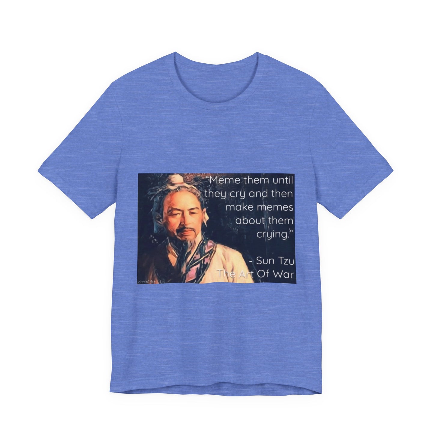 Sun Tzu Meme Tee — "Meme Them Until They Cry" Retro Political Art T‑Shirt