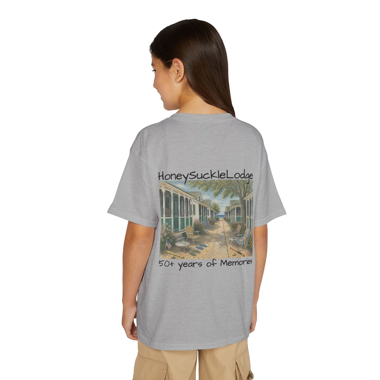 Youth Tee — "Happy 250th America!" Vintage Summer Beach Kids T‑Shirt