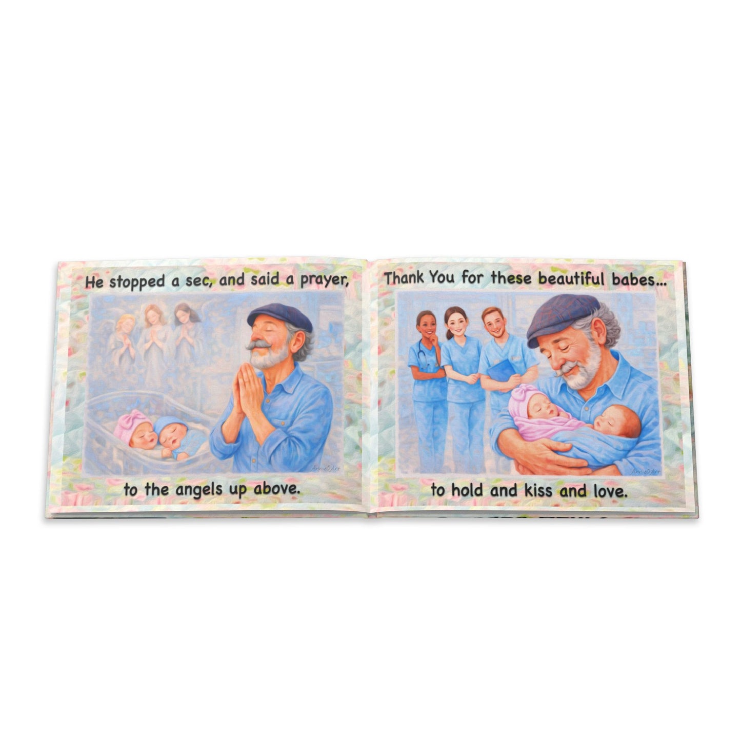 Hardcover Photo Book — "Grandpa Henry & The Day The Babies Were Born" Keepsake