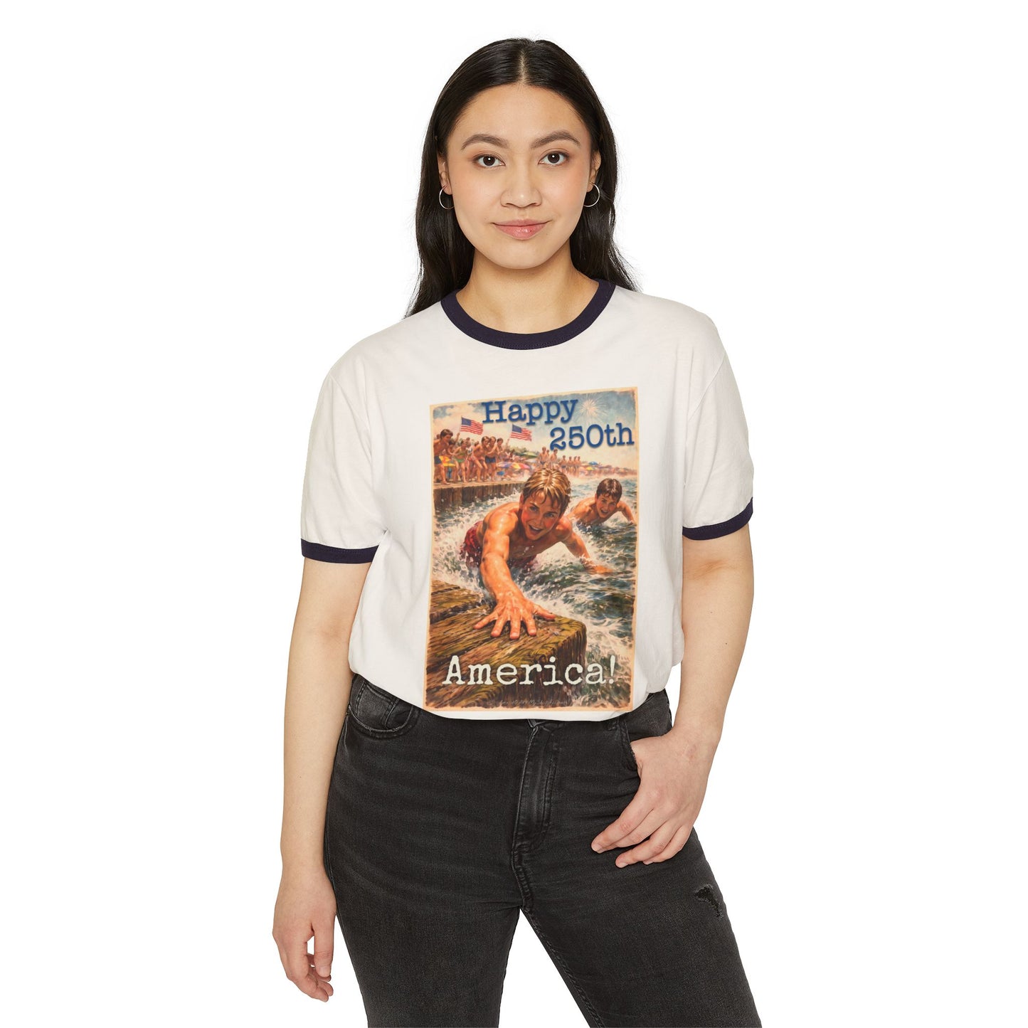 250th Ringer T-Shirt— Happy 250th America!
