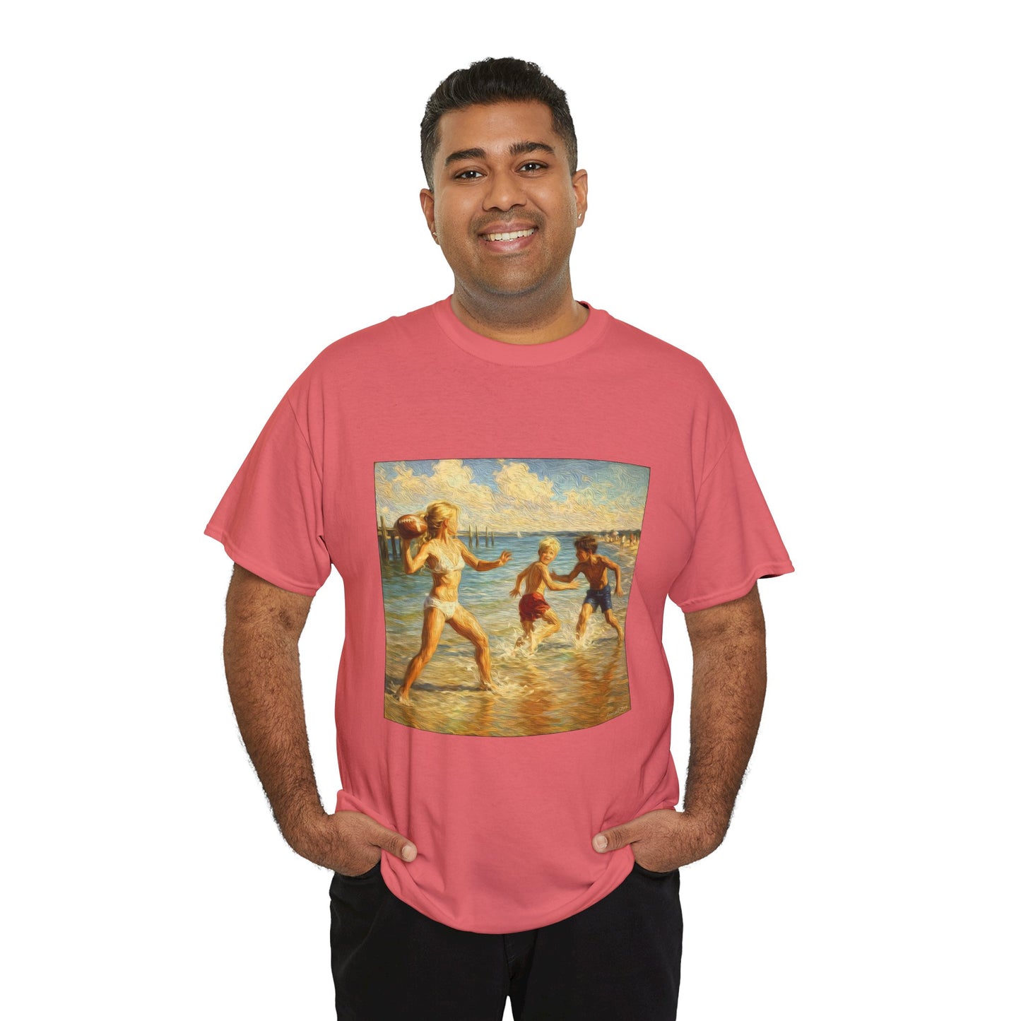 Vintage Beach T‑Shirt — 'Honeysuckle Lodge: 50+ Years of Endless Summer' Retro Seaside Tee