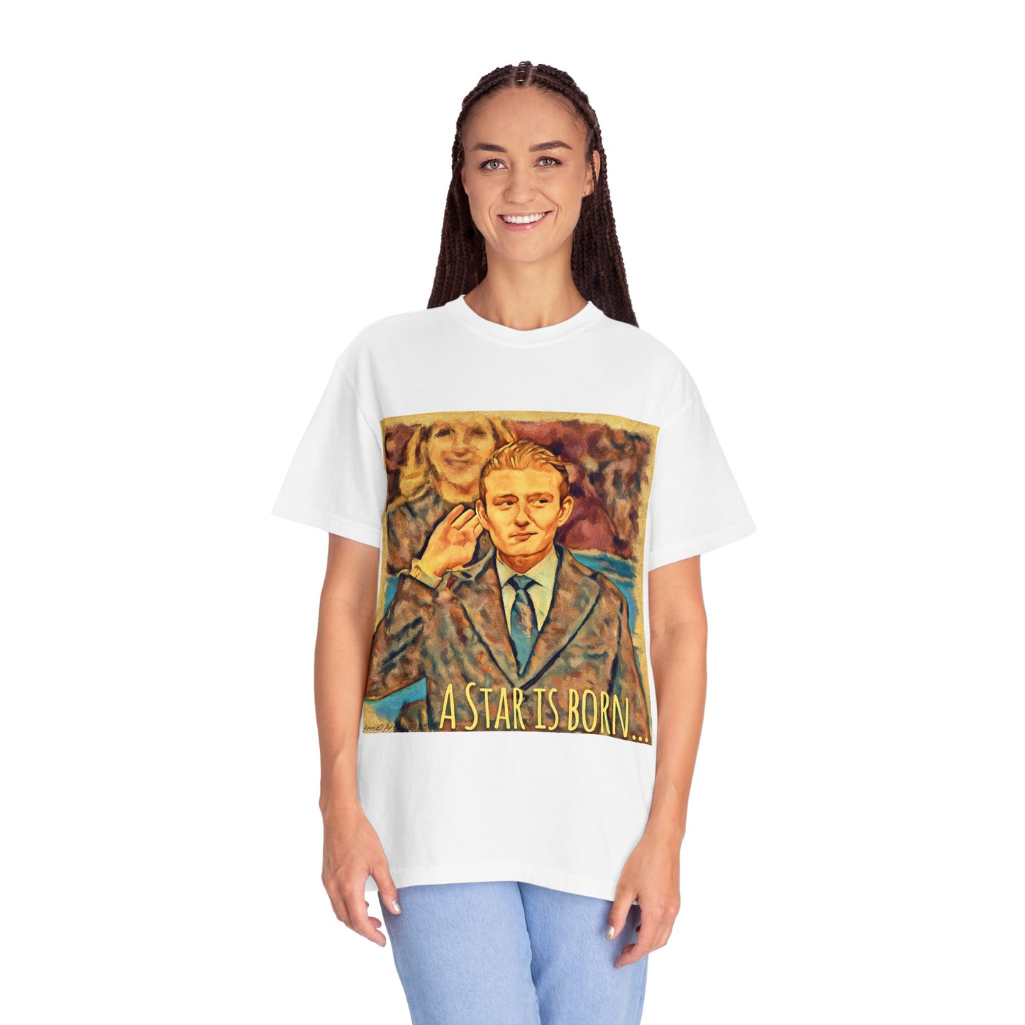 Barron’s “A Star Is Born” T-Shirt — Vintage Portrait Graphic Tee