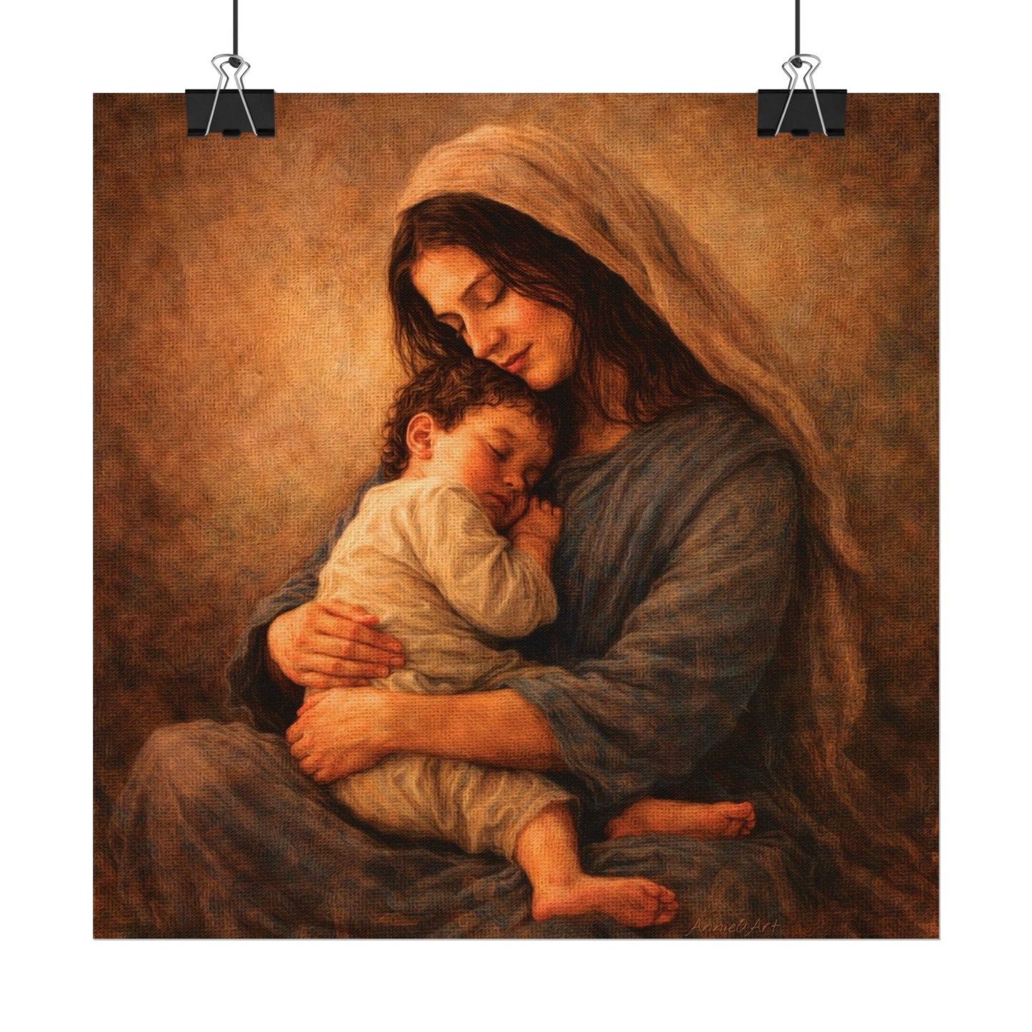Madonna with Baby Jesus—Matte Posters
