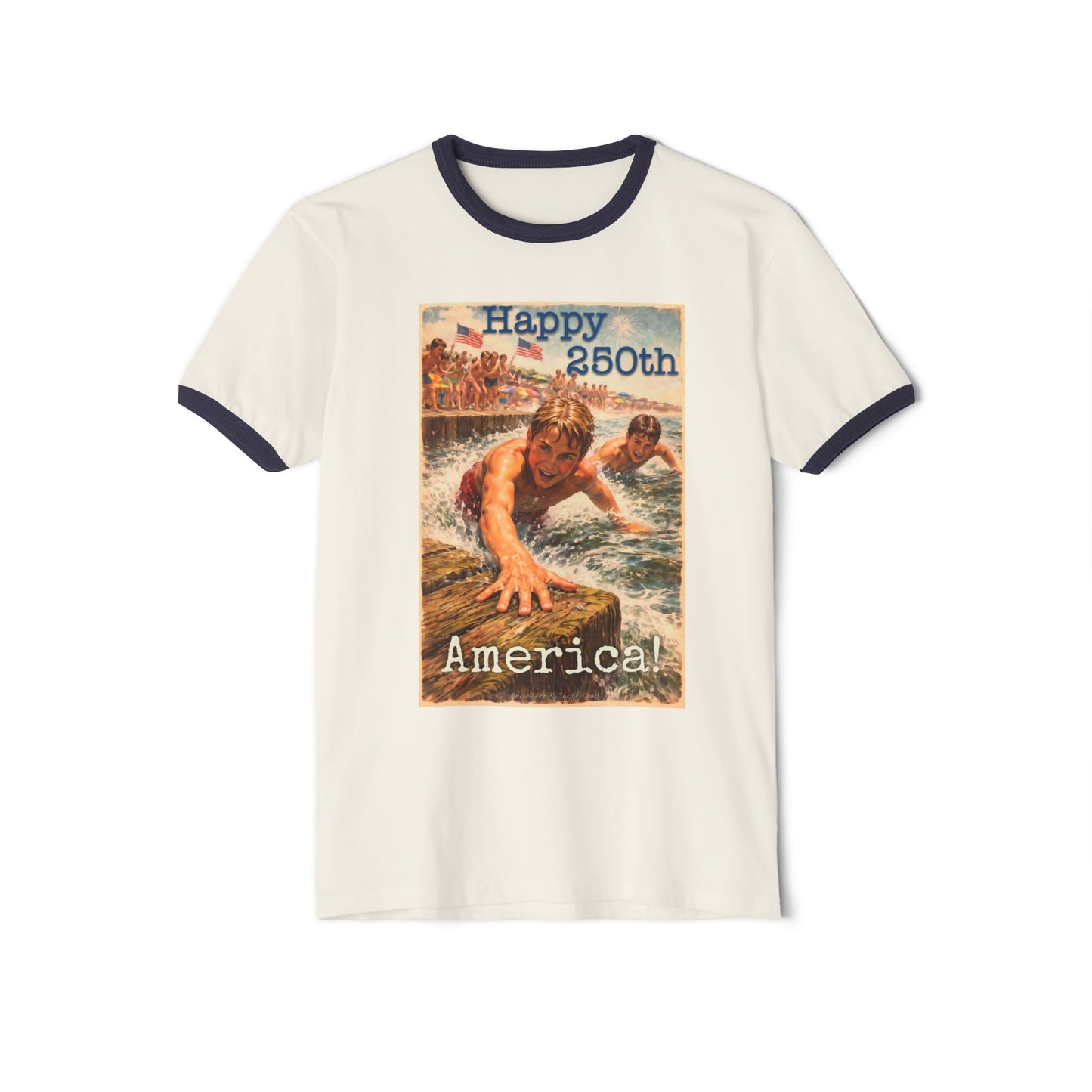 250th Ringer T-Shirt— Happy 250th America!