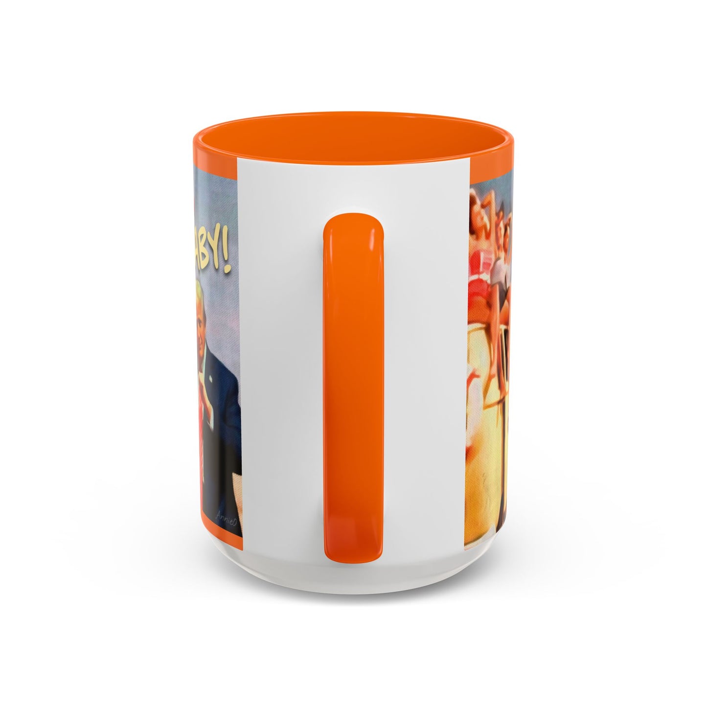 Political Novelty Covfefe Mug – "MAGA Baby" Retro Campaign Design