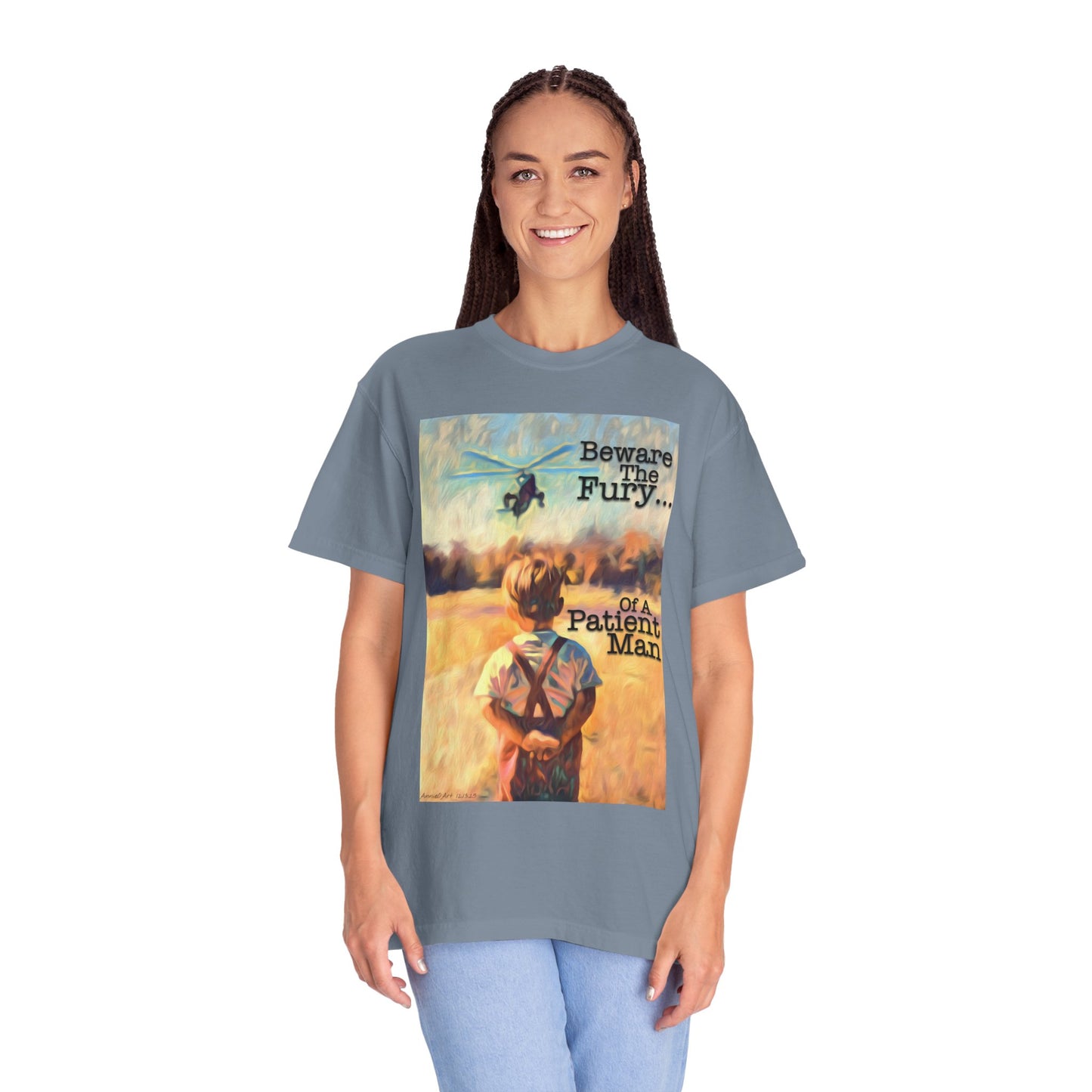 JFK Jr Beware The Fury Of A Patient Man T-Shirt — Vintage Tee