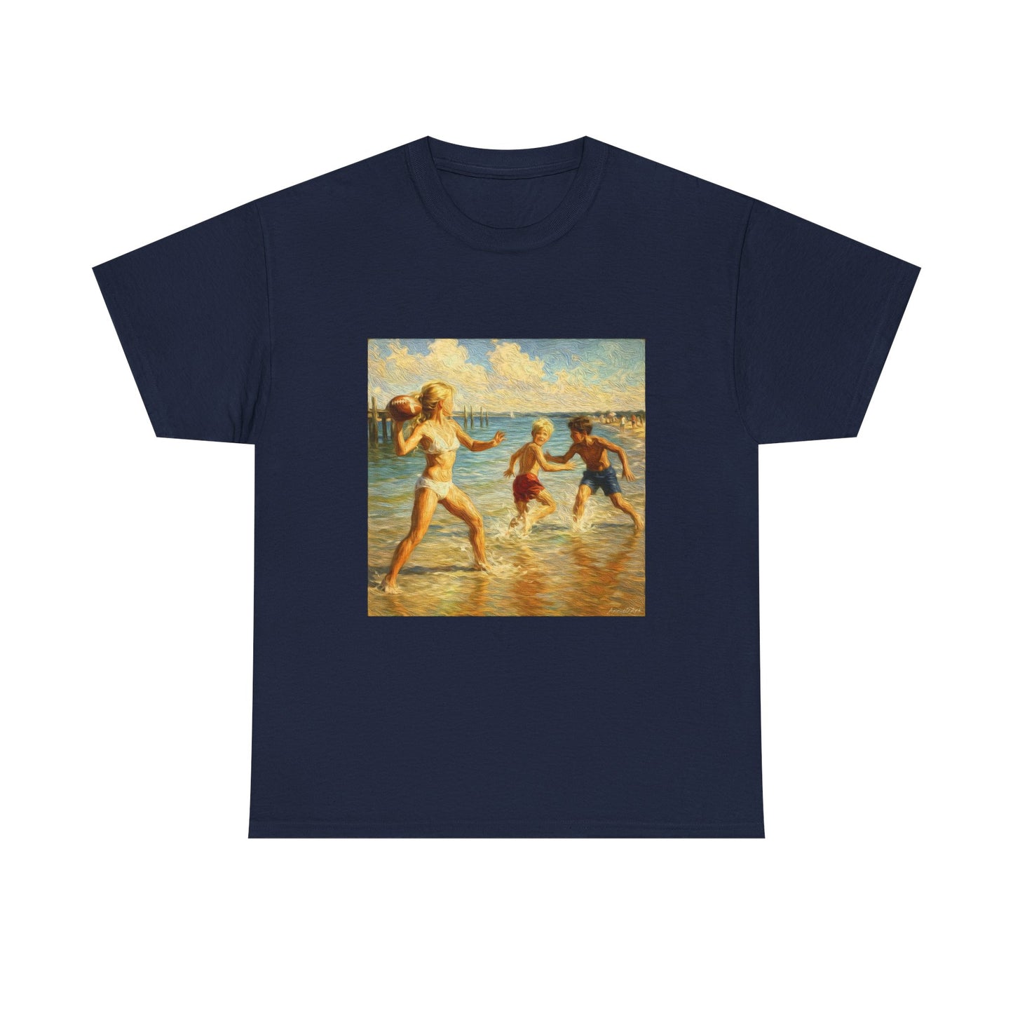 Vintage Beach T‑Shirt — 'Honeysuckle Lodge: 50+ Years of Endless Summer' Retro Seaside Tee