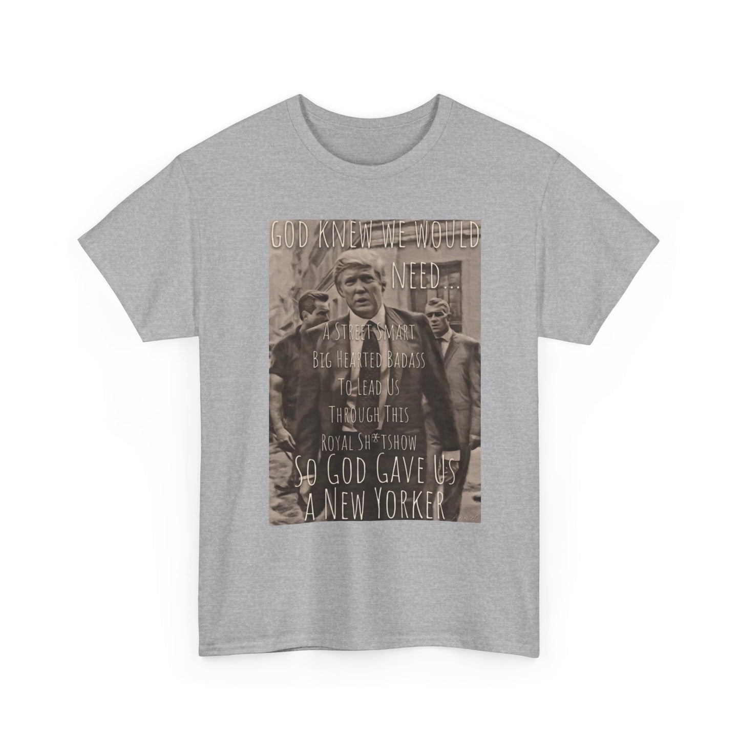Vintage Trump tee “God gave us a New Yorker” Tee Retro MAGA