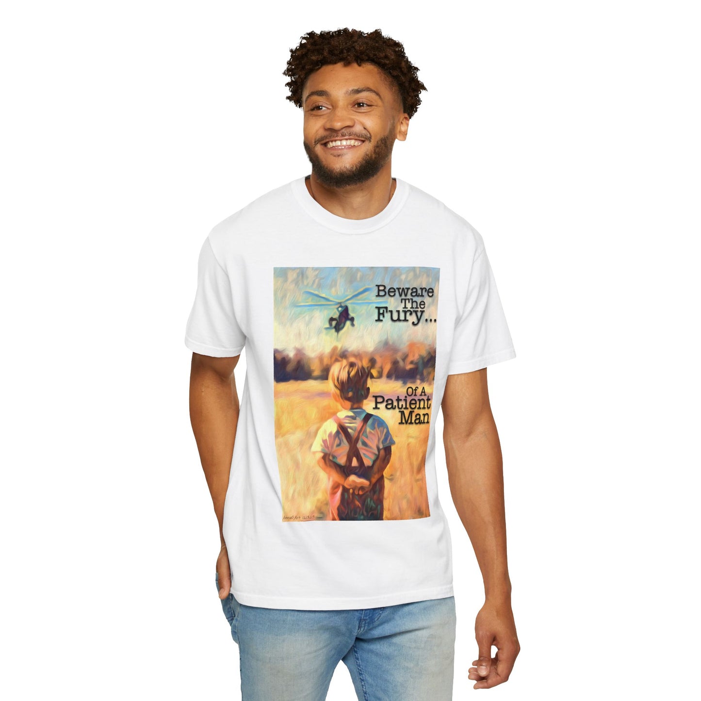 JFK Jr Beware The Fury Of A Patient Man T-Shirt — Vintage Tee