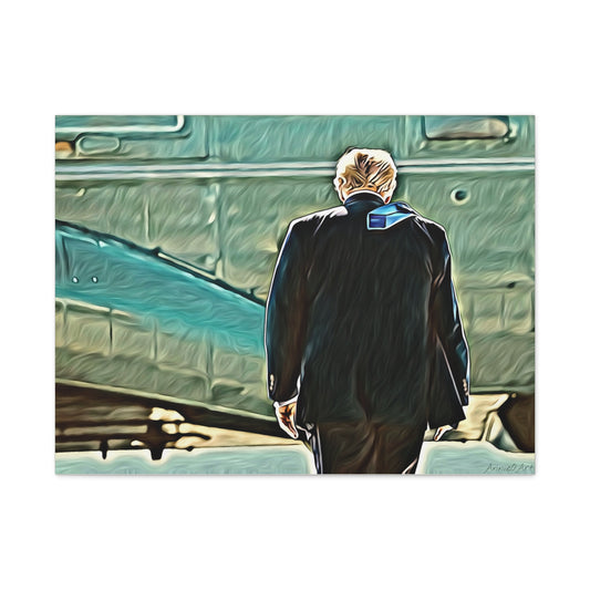 Trump Marine One Canvas