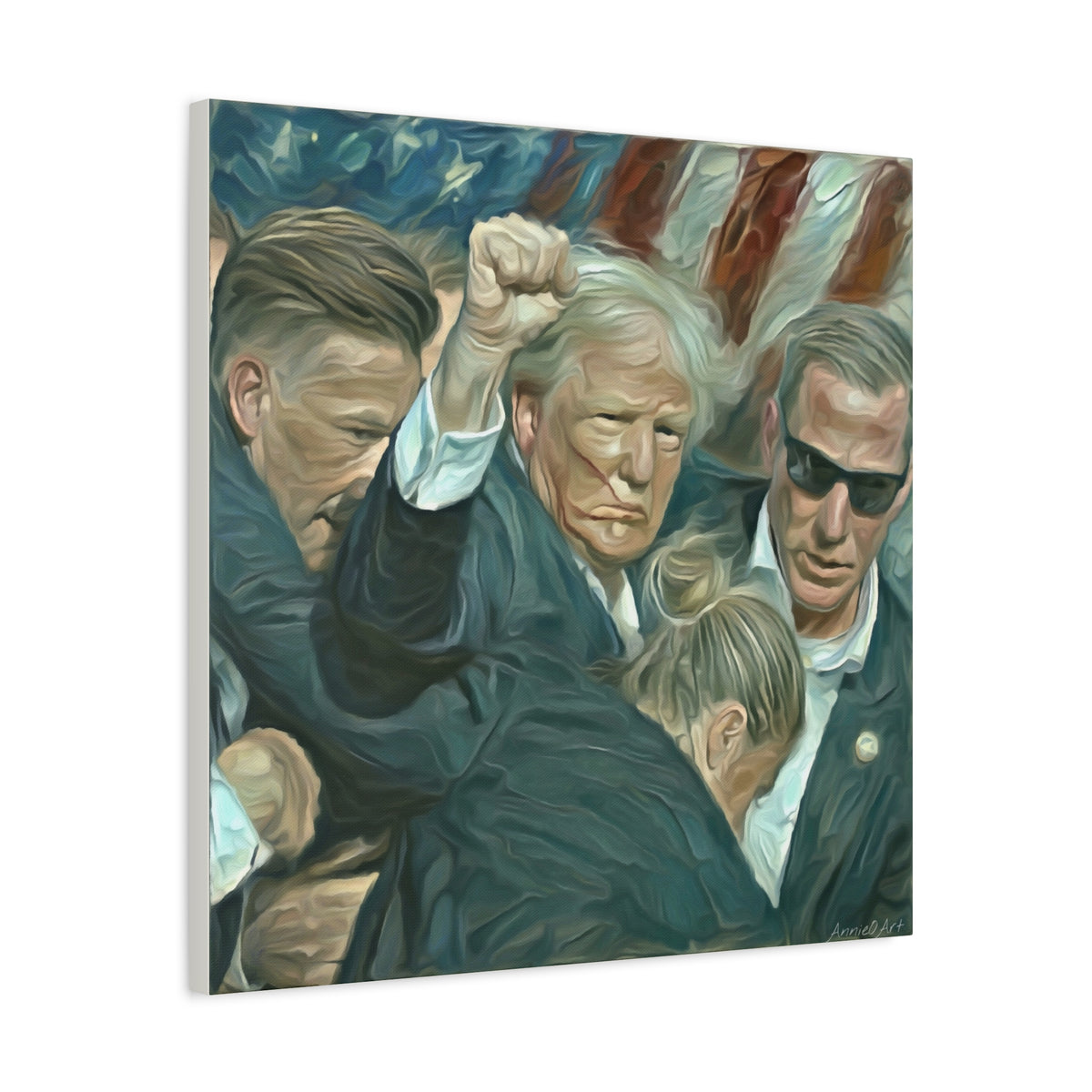 Trump ‘FIGHT!’ Fist-Raise Matte Canvas