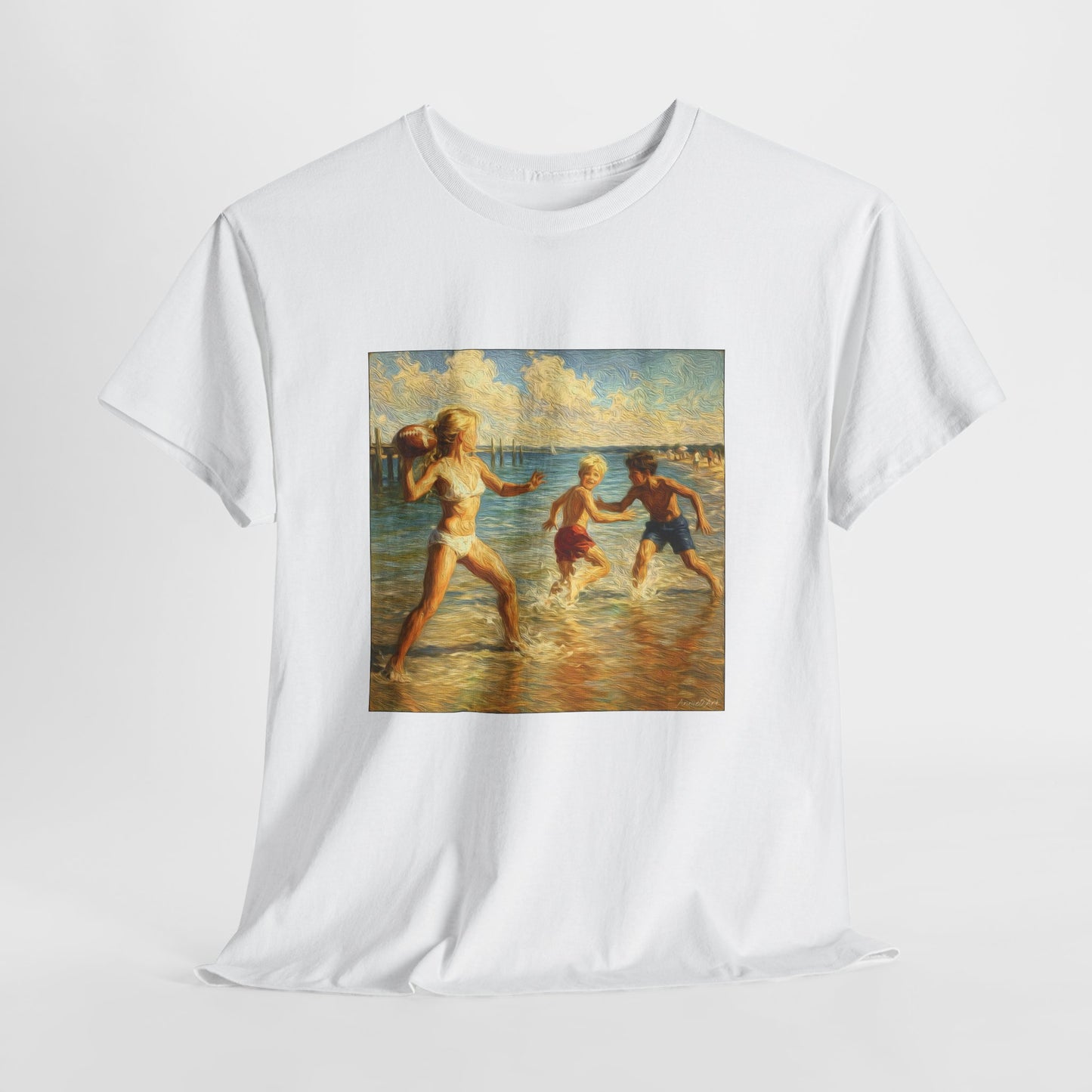 Vintage Beach T‑Shirt — 'Honeysuckle Lodge: 50+ Years of Endless Summer' Retro Seaside Tee