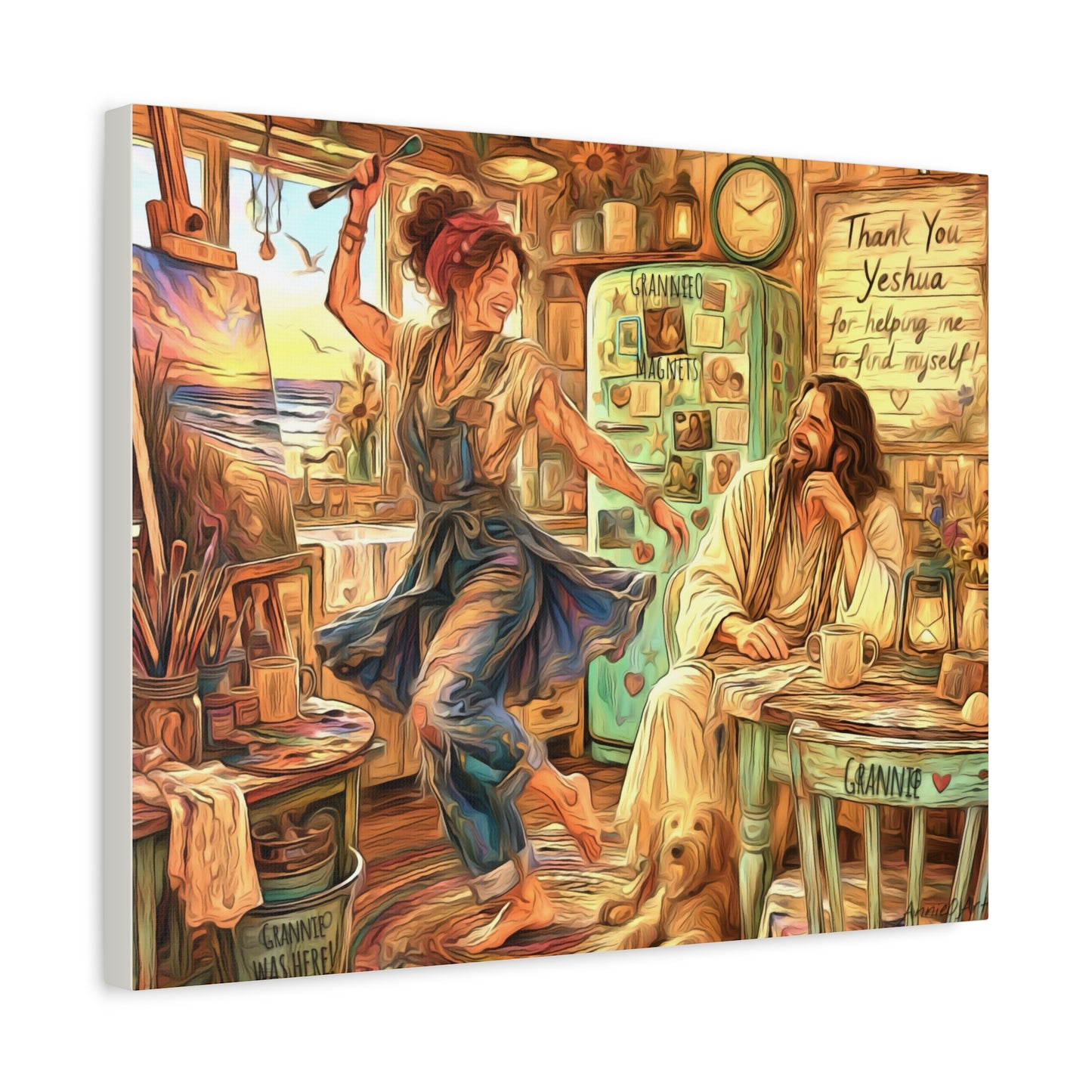 Thank You Yeshua Art Canvas