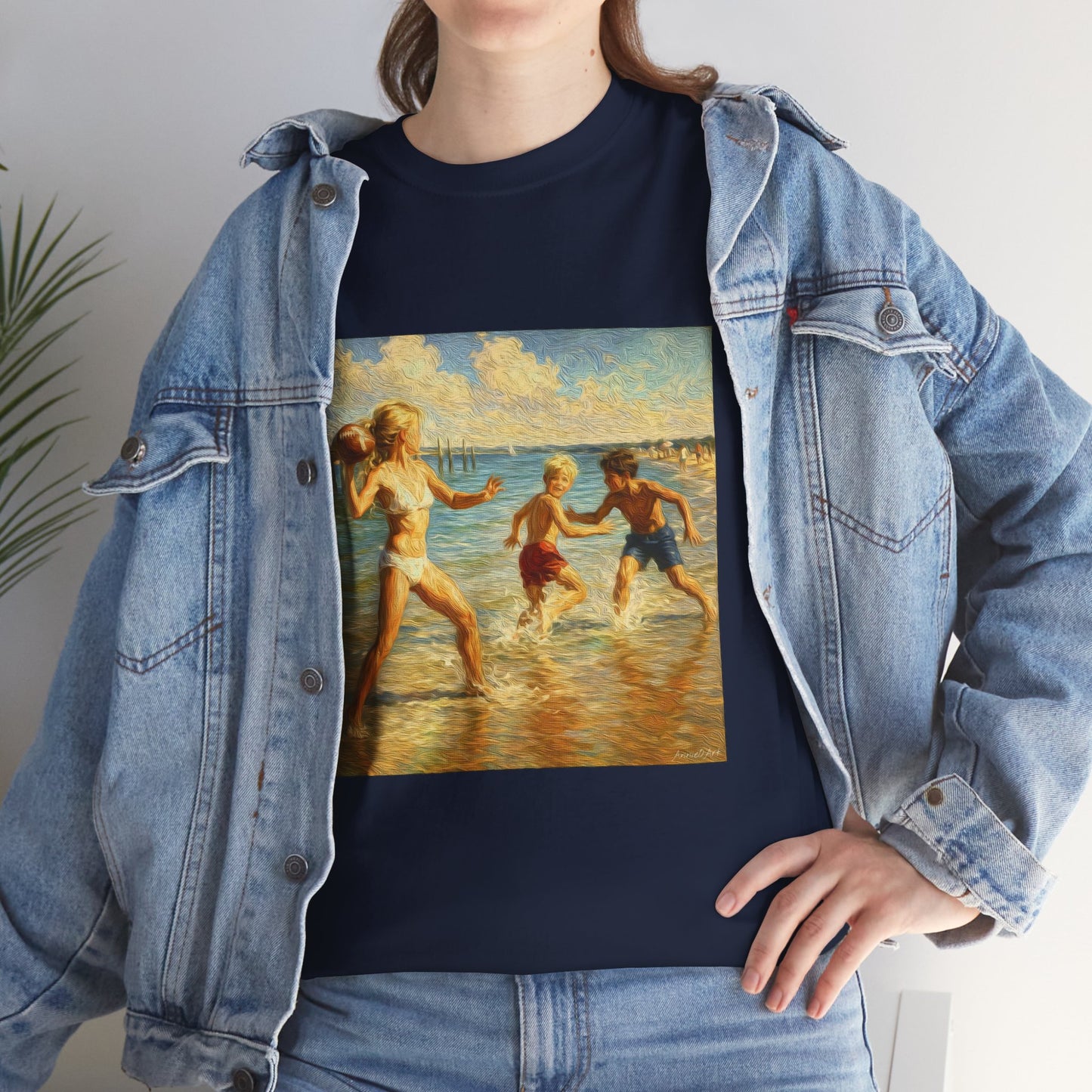 Vintage Beach T‑Shirt — 'Honeysuckle Lodge: 50+ Years of Endless Summer' Retro Seaside Tee