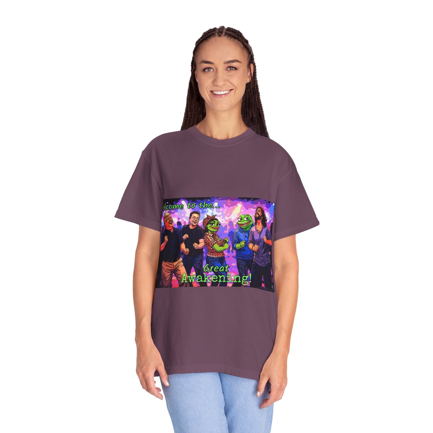 Great Awakening T-Shirt — Psychedelic Pepe & Friends Graphic Tee