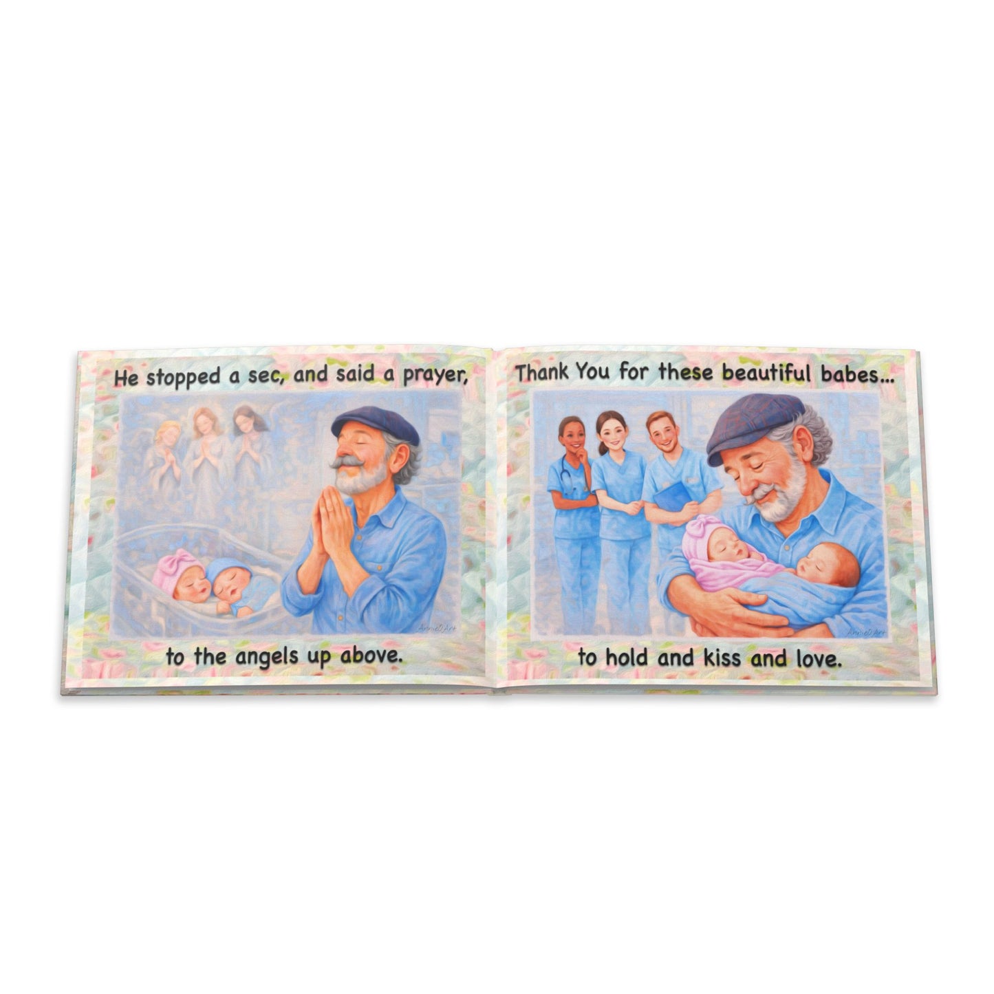 Hardcover Book — "Grandpa Henry & The Day The Babies Were Born" Keepsake