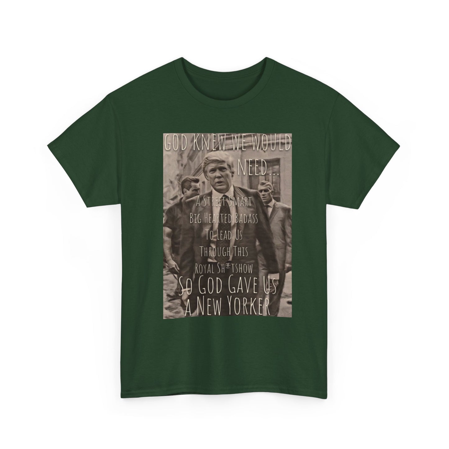 Vintage Trump tee “God gave us a New Yorker” Tee Retro MAGA