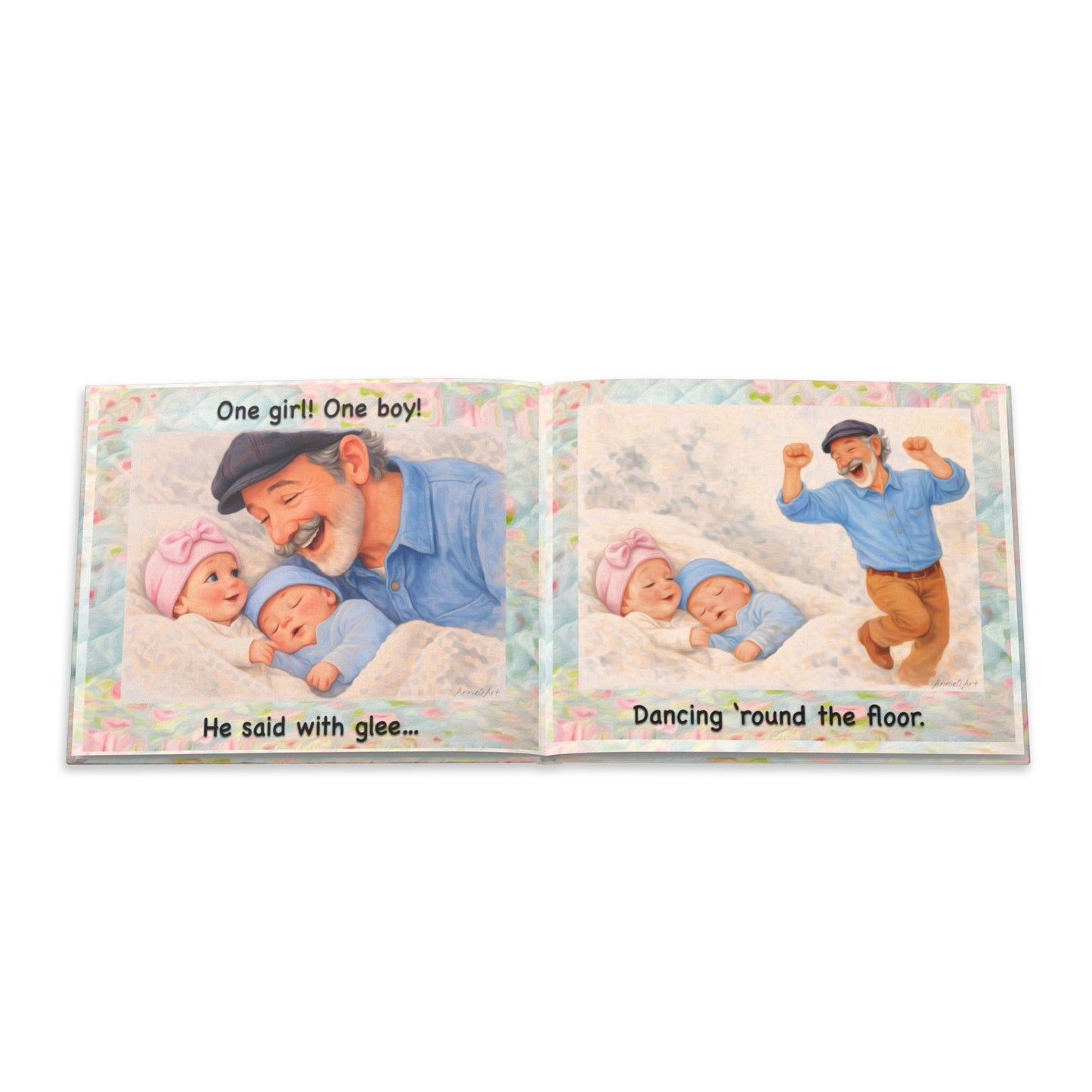 Hardcover Book — "Grandpa Henry & The Day The Babies Were Born" Keepsake