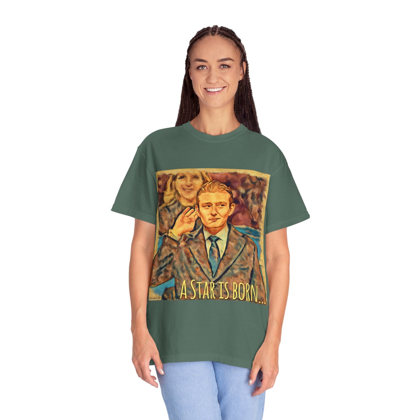 Barron’s “A Star Is Born” T-Shirt — Vintage Portrait Graphic Tee