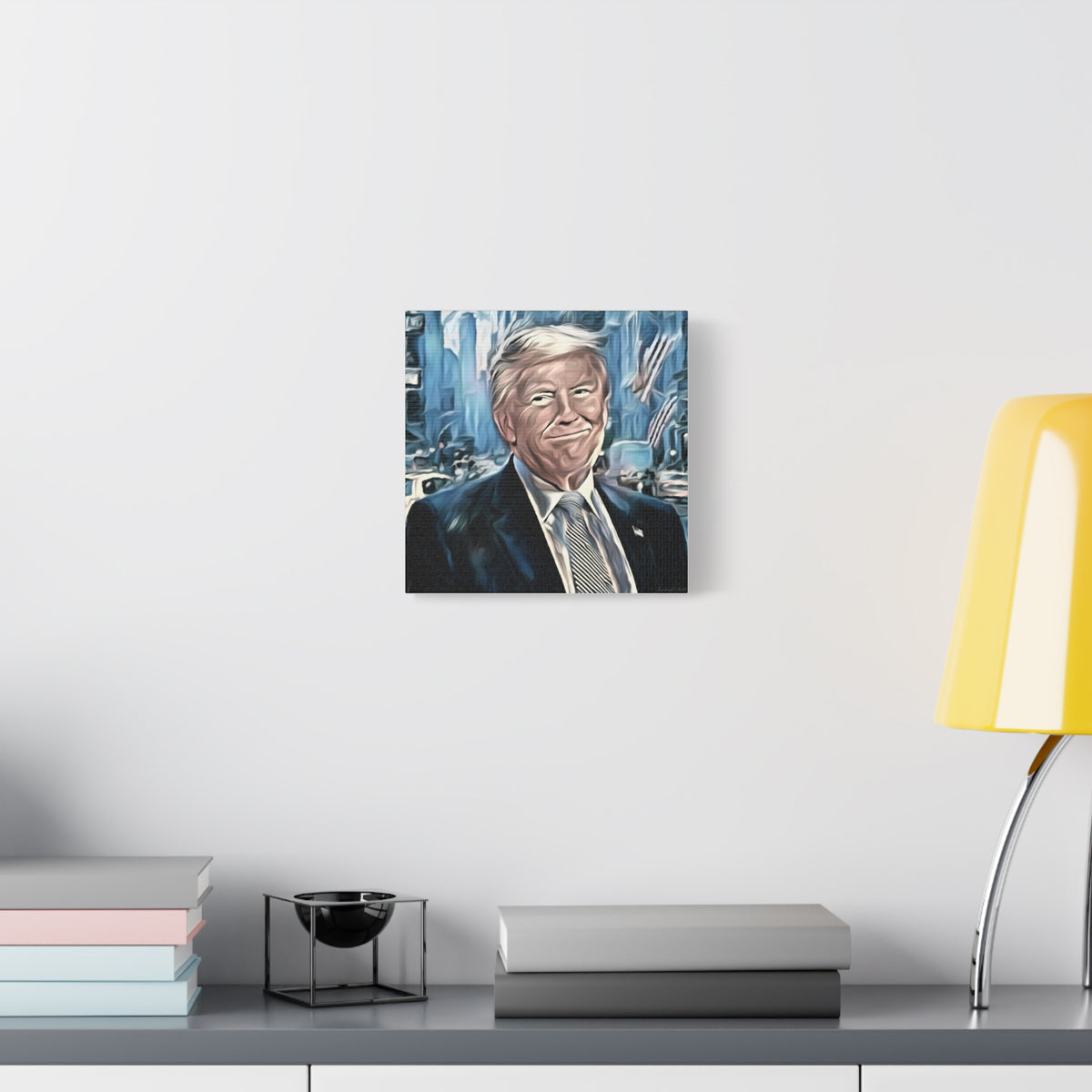 Patriotic Portrait Canvas Print — Trump Artwork