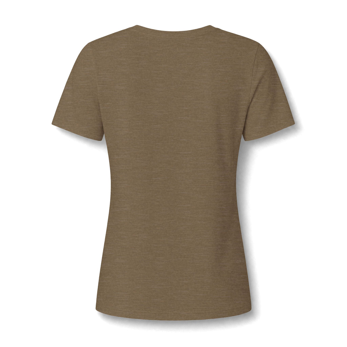 Women's V-Neck Tee — 'He Lifts Us' Christian Inspirational Graphic Shirt