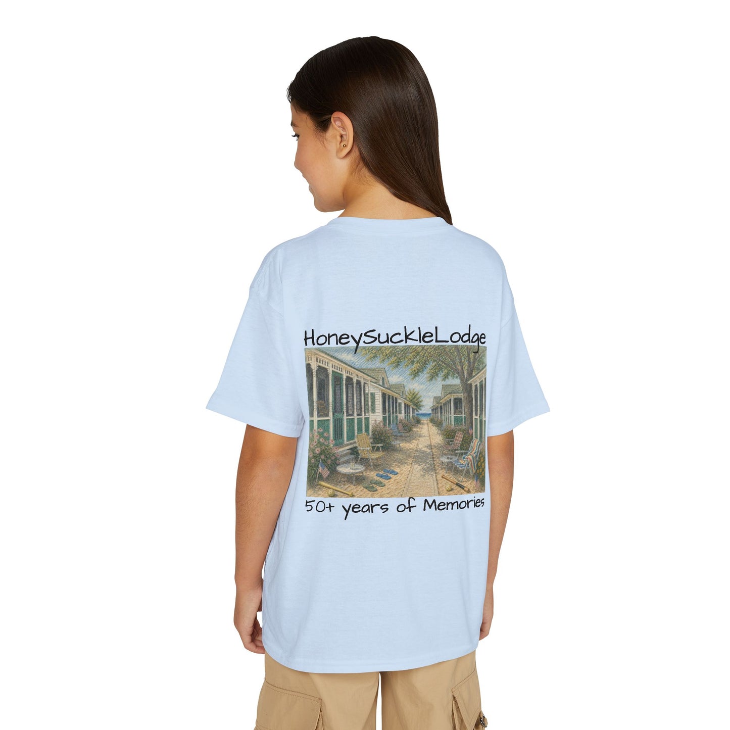 Youth Tee — "Happy 250th America!" Vintage Summer Beach Kids T‑Shirt