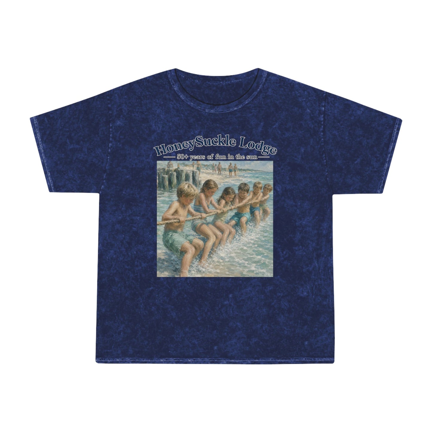 Honeysuckle Lodge Vintage  T-Shirt — “I Hear You Call To Me” Mineral Wash