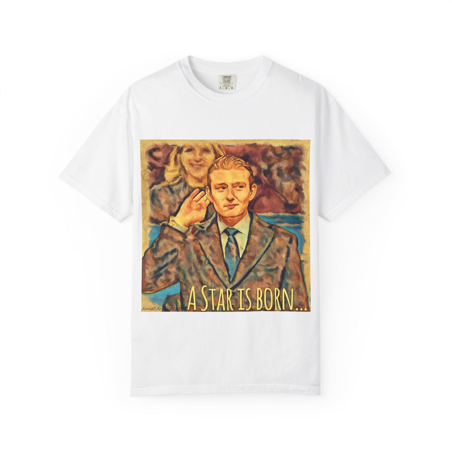 Barron’s “A Star Is Born” T-Shirt — Vintage Portrait Graphic Tee