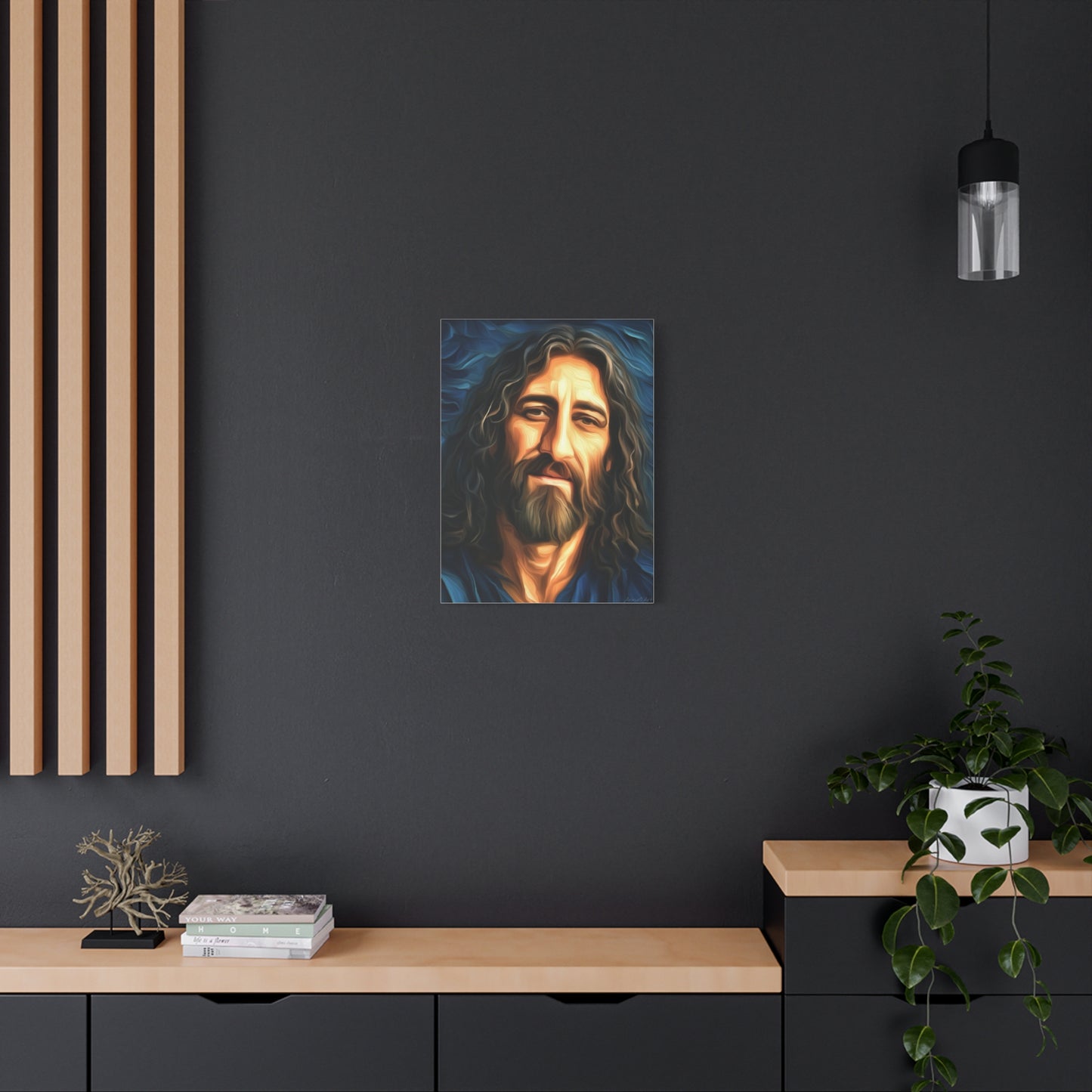 ‘He Is With You’ Jesus Portrait Canvas