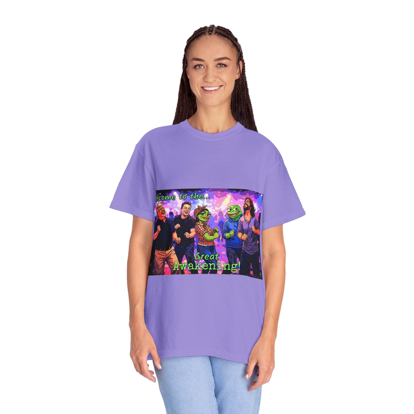 Great Awakening T-Shirt — Psychedelic Pepe & Friends Graphic Tee