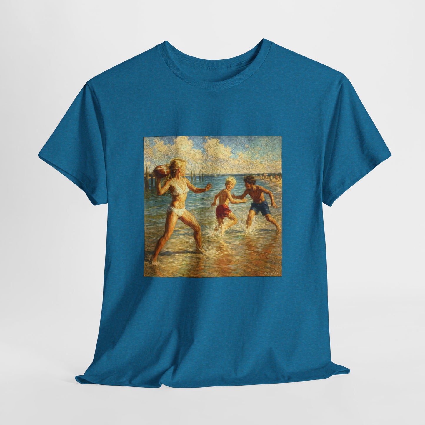 Vintage Beach T‑Shirt — 'Honeysuckle Lodge: 50+ Years of Endless Summer' Retro Seaside Tee