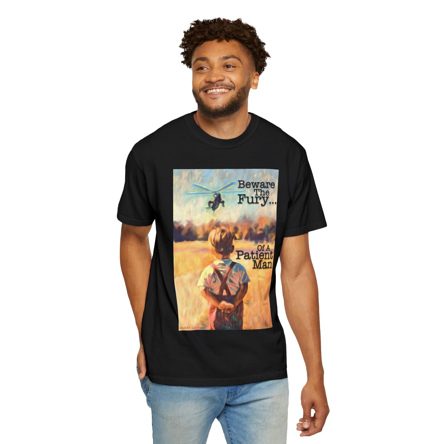 JFK Jr Beware The Fury Of A Patient Man T-Shirt — Vintage Tee