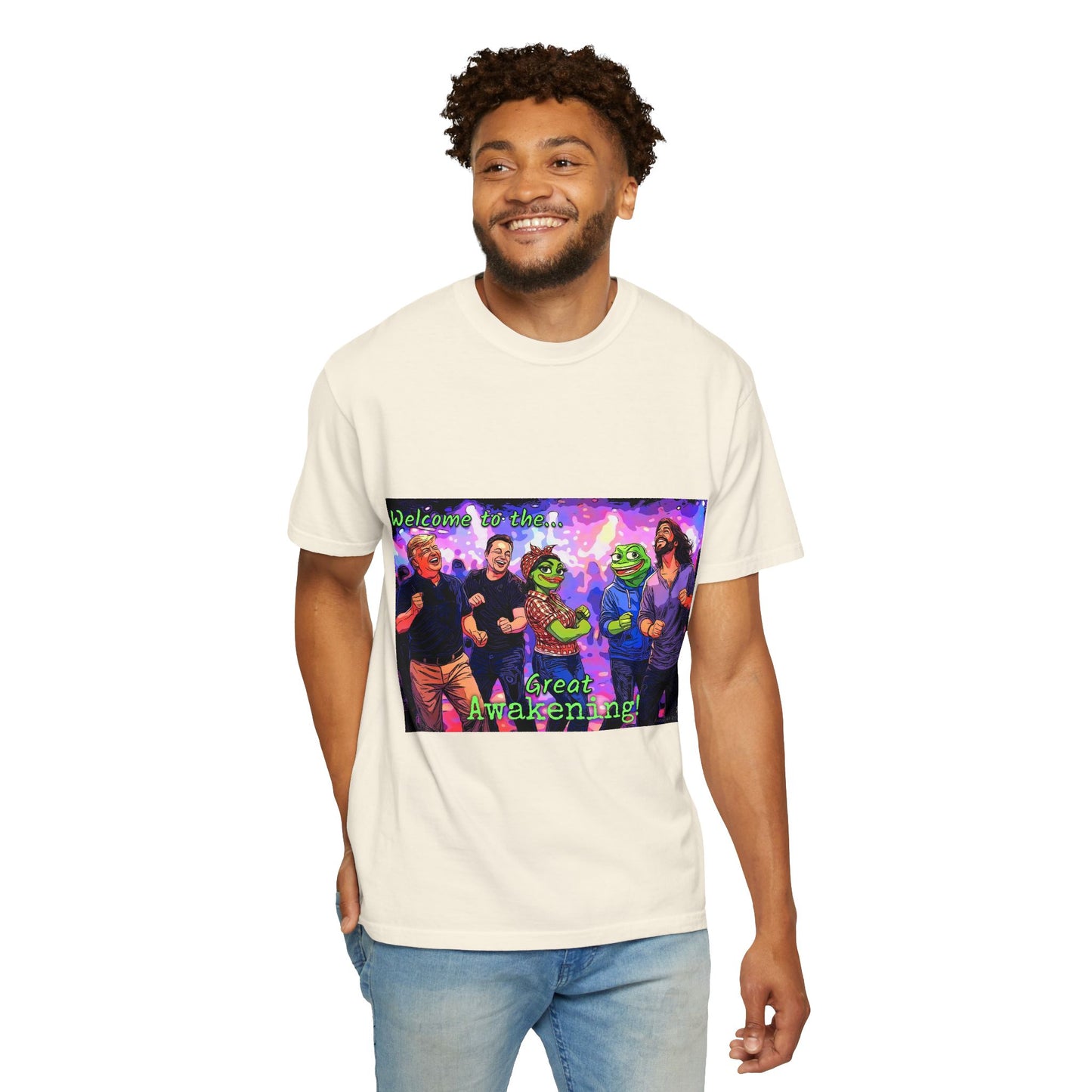 Great Awakening T-Shirt — Psychedelic Pepe & Friends Graphic Tee
