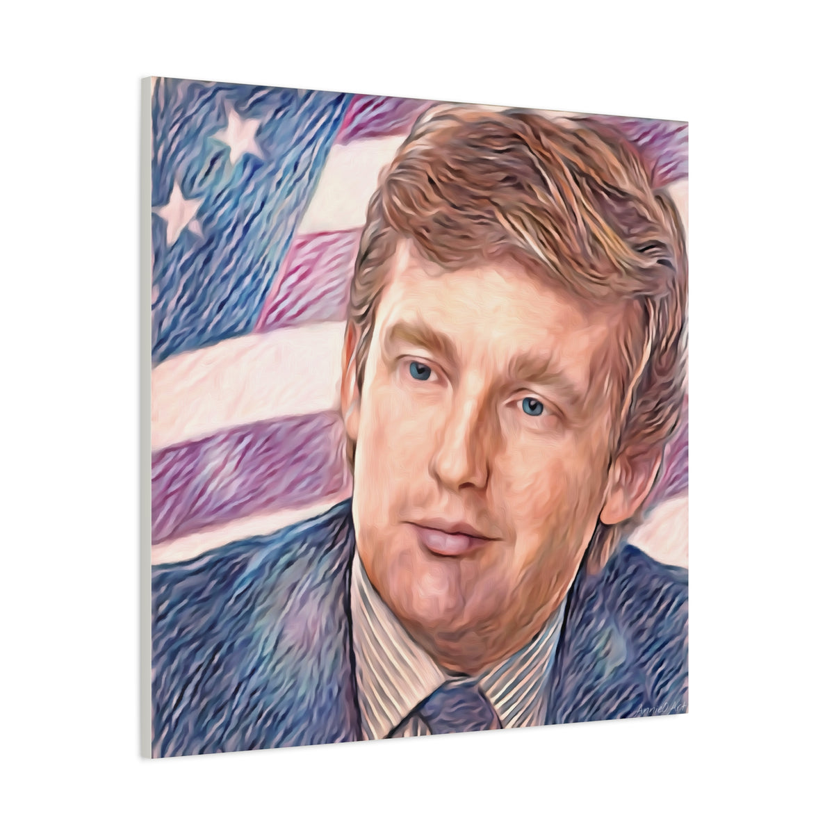 Trump Patriotic Portrait Canvas