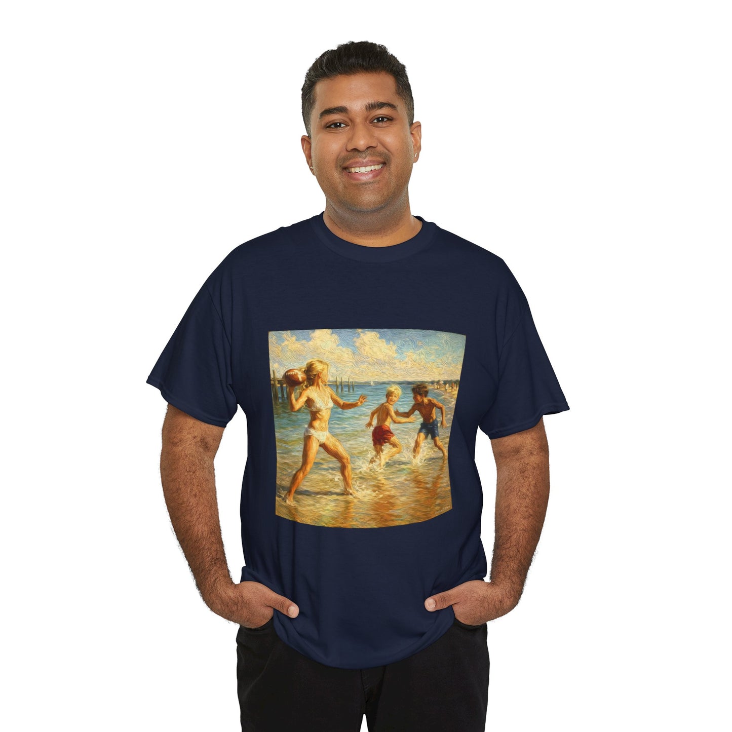 Vintage Beach T‑Shirt — 'Honeysuckle Lodge: 50+ Years of Endless Summer' Retro Seaside Tee