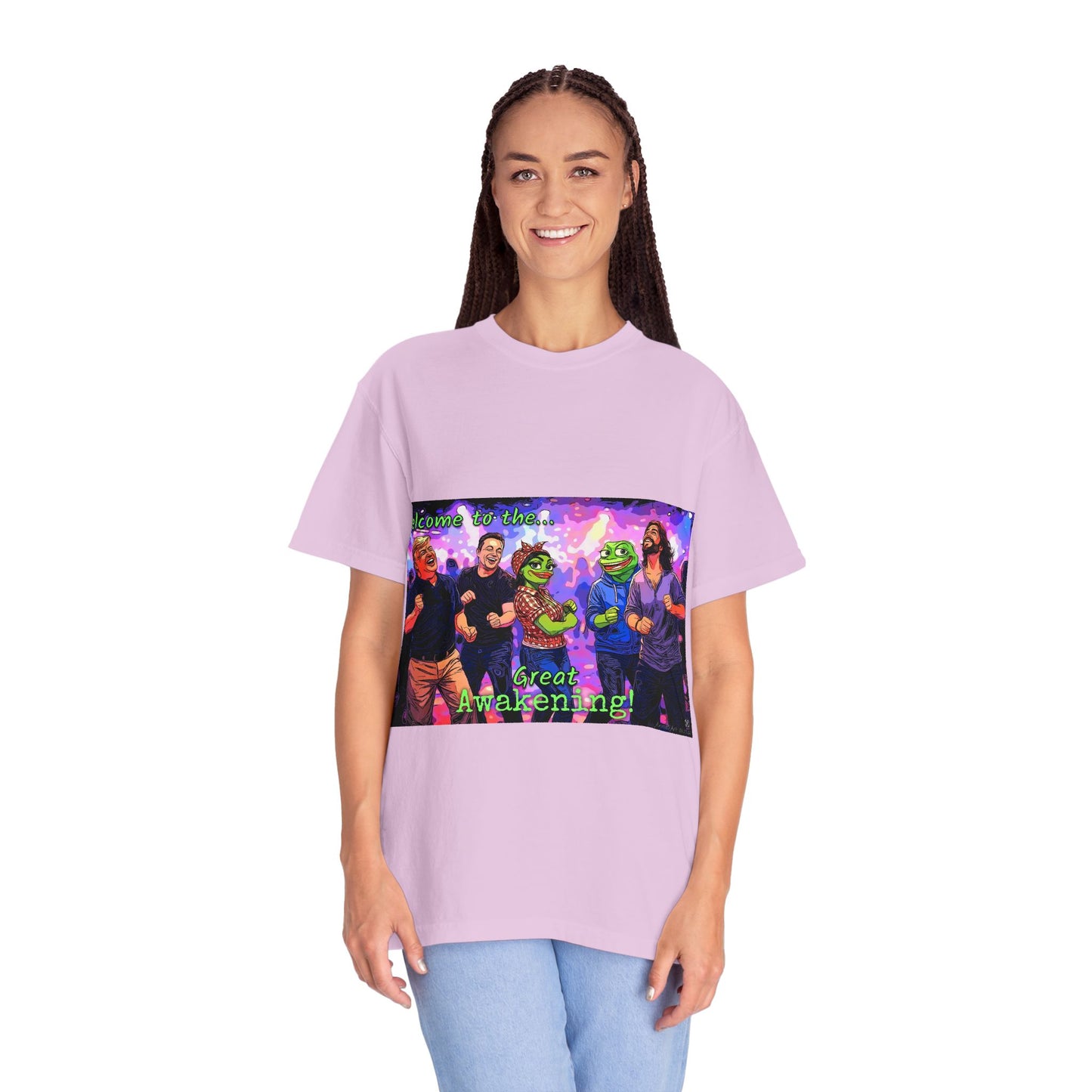 Great Awakening T-Shirt — Psychedelic Pepe & Friends Graphic Tee