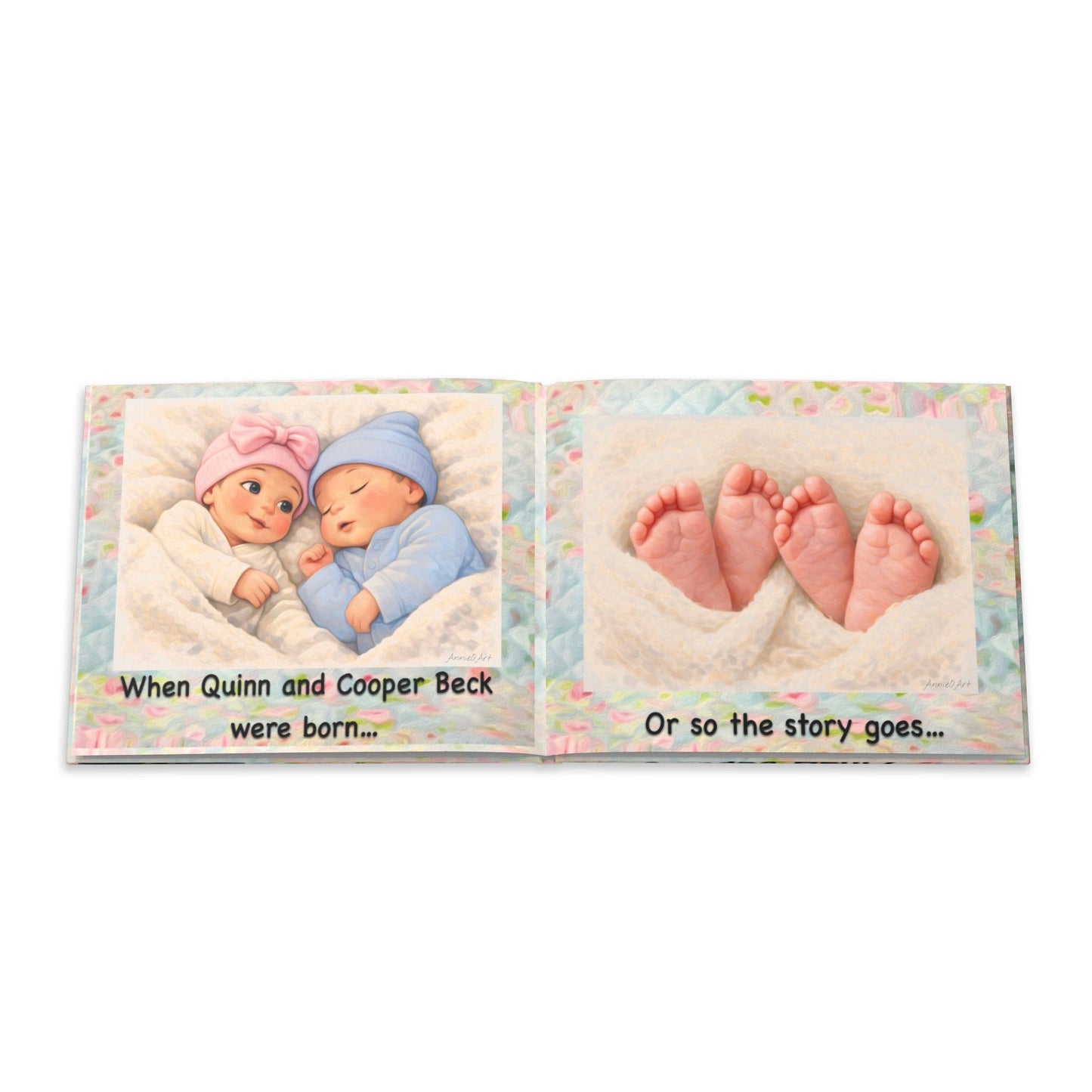 Hardcover Photo Book — "Grandpa Henry & The Day The Babies Were Born" Keepsake
